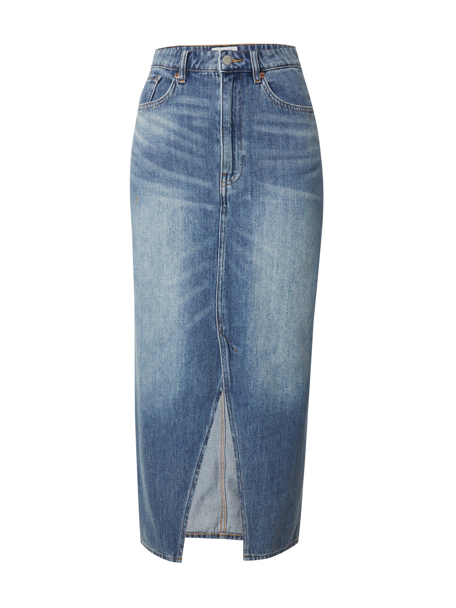 Monki Sukňa modrá denim