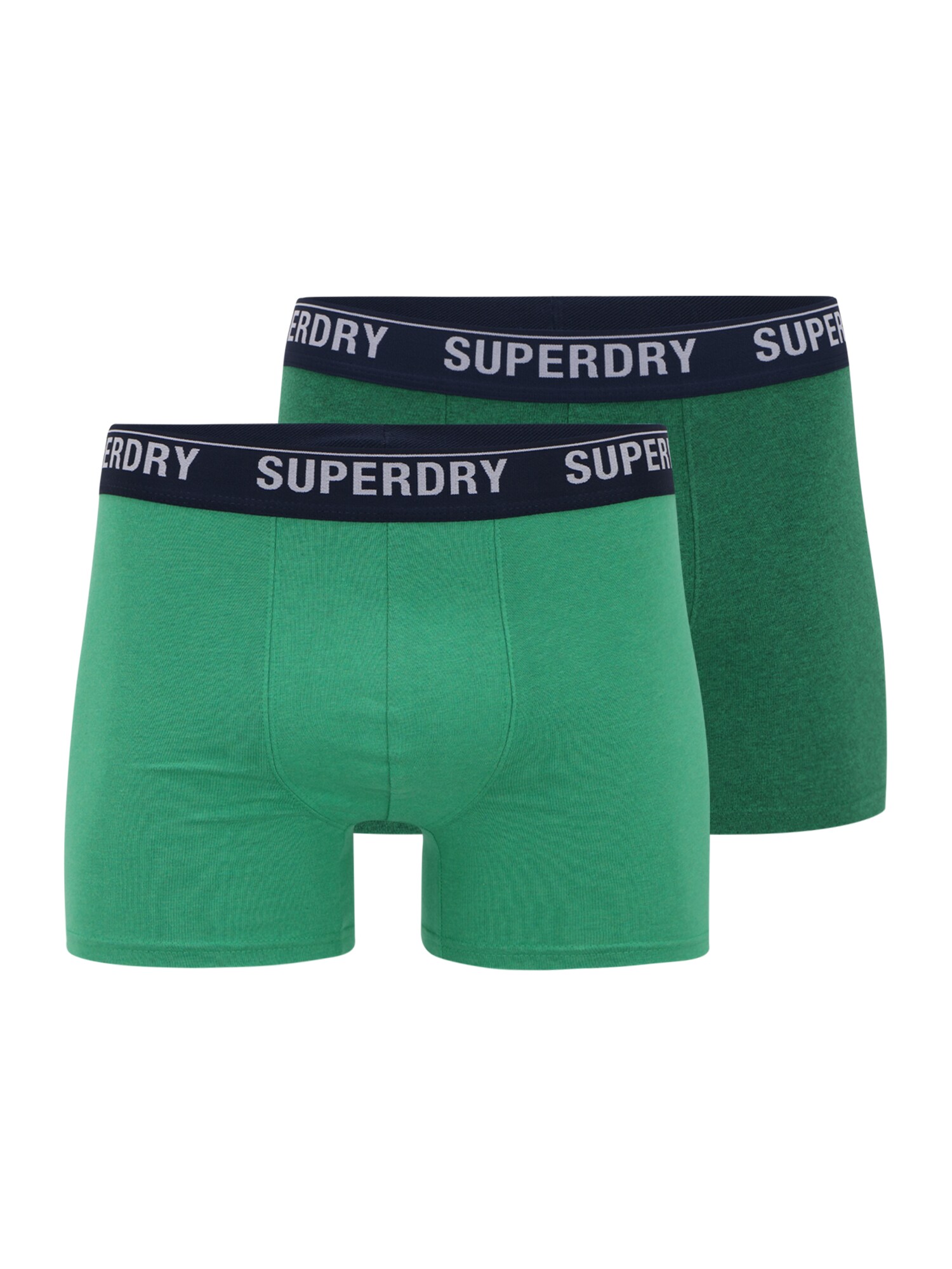 Superdry Boxeri  verde / verde închis / negru / alb