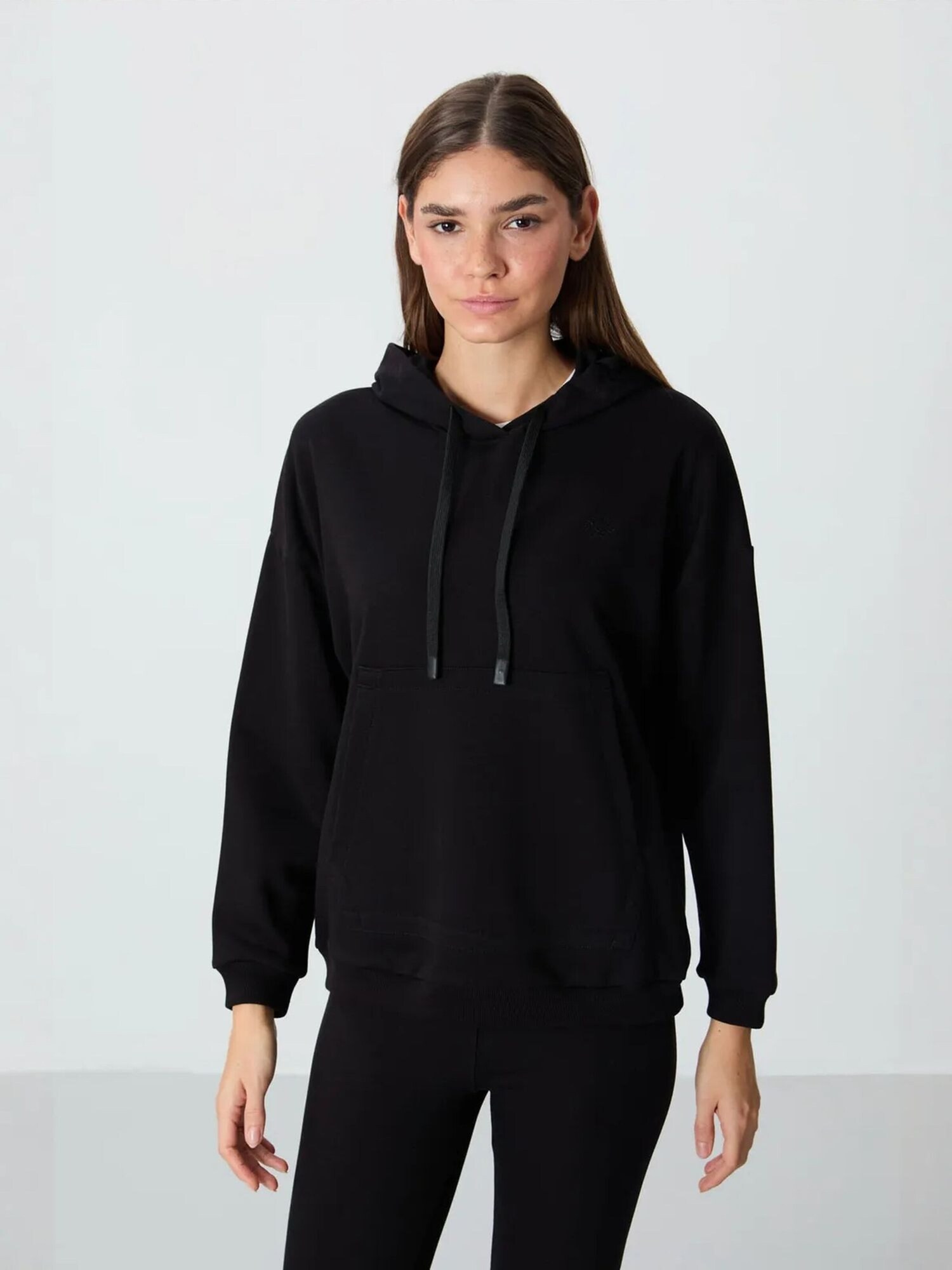 Tommy Life Sweater majica crna
