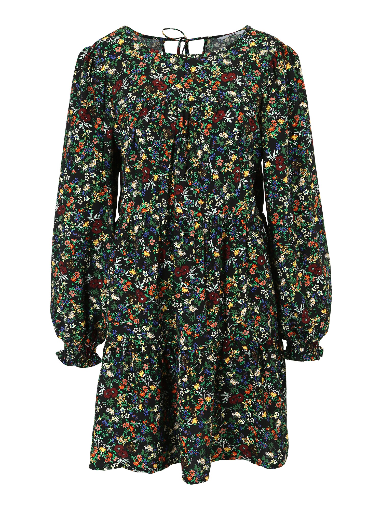 ONLY Rochie BRITTA  verde / portocaliu / roşu închis / negru