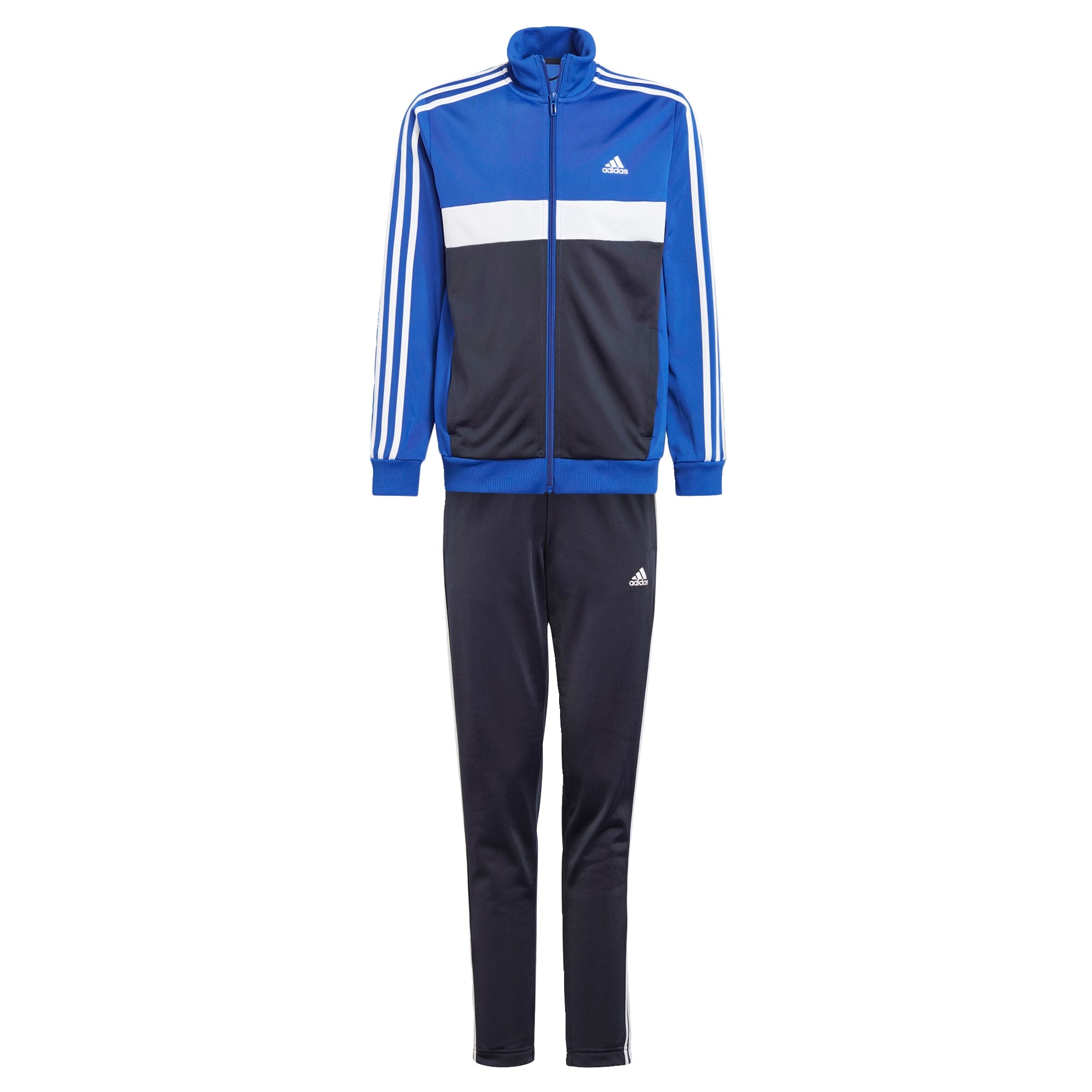 ADIDAS PERFORMANCE Облекло за трениране 'Essentials 3-Stripes Tiberio'  кралско синьо / черно / мръсно бяло