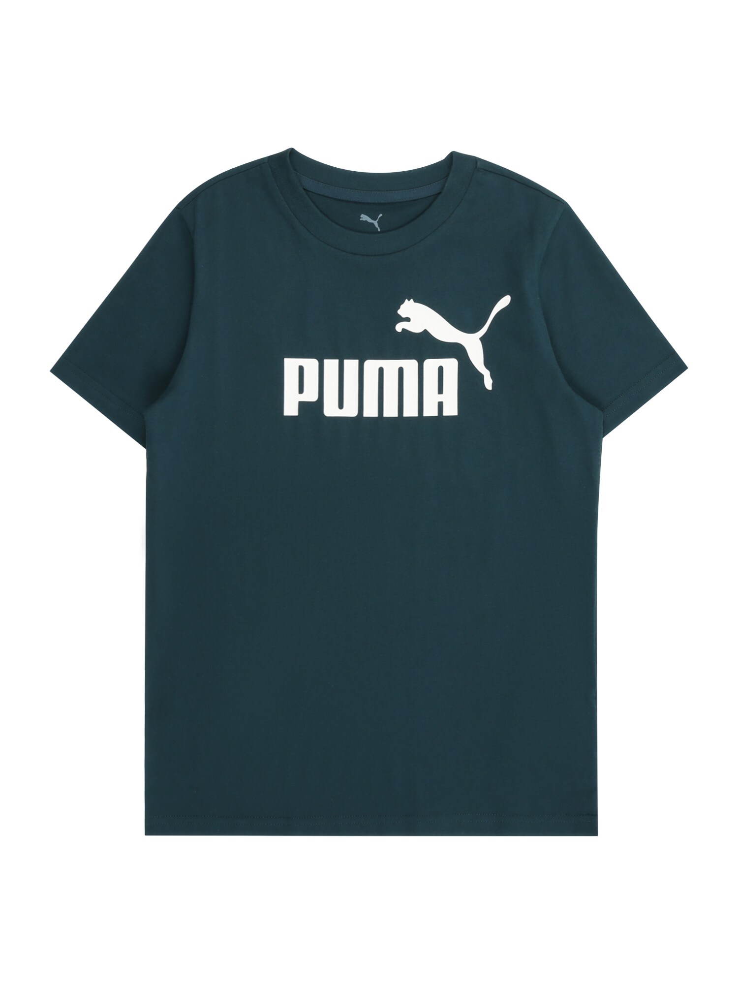 PUMA Póló 'Ess No. 1'  fenyő / fehér akciós termékkép 1