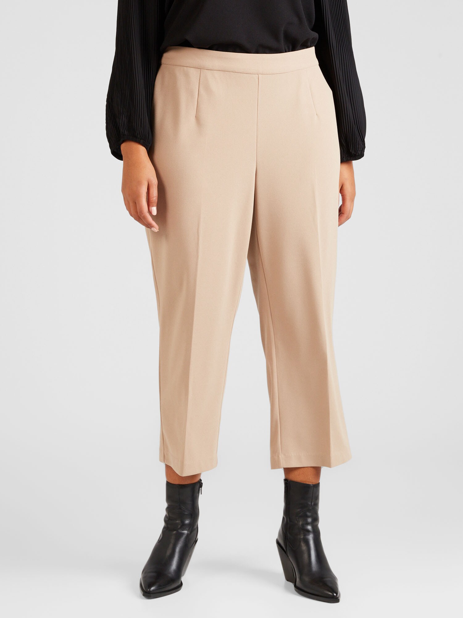 Vero Moda Curve Nadrág 'SARA'  sötét bézs termék 2. képe