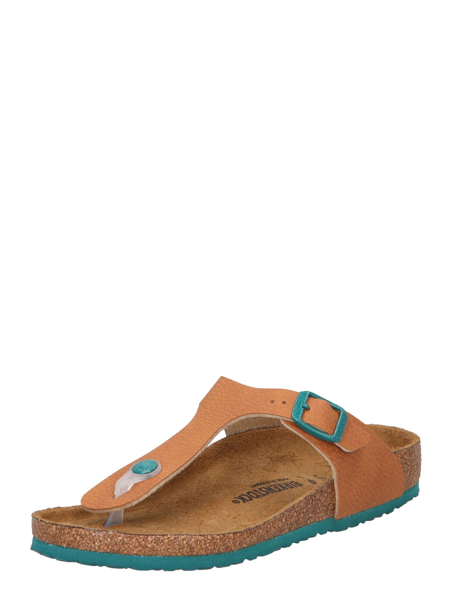 BIRKENSTOCK Atviri batai 'Gizeh' smėlio / mėlyna