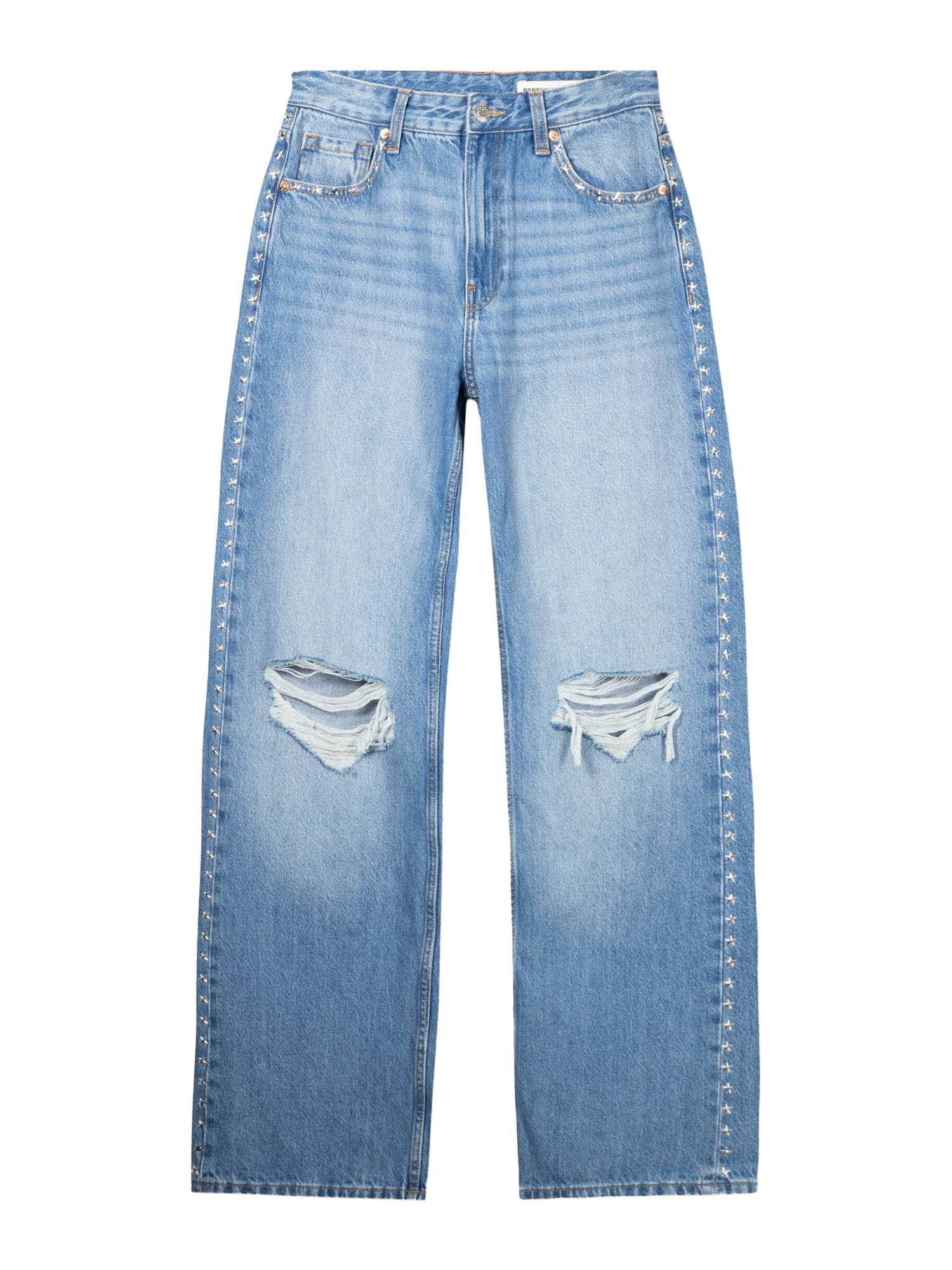 Bershka Jeans  albastru deschis