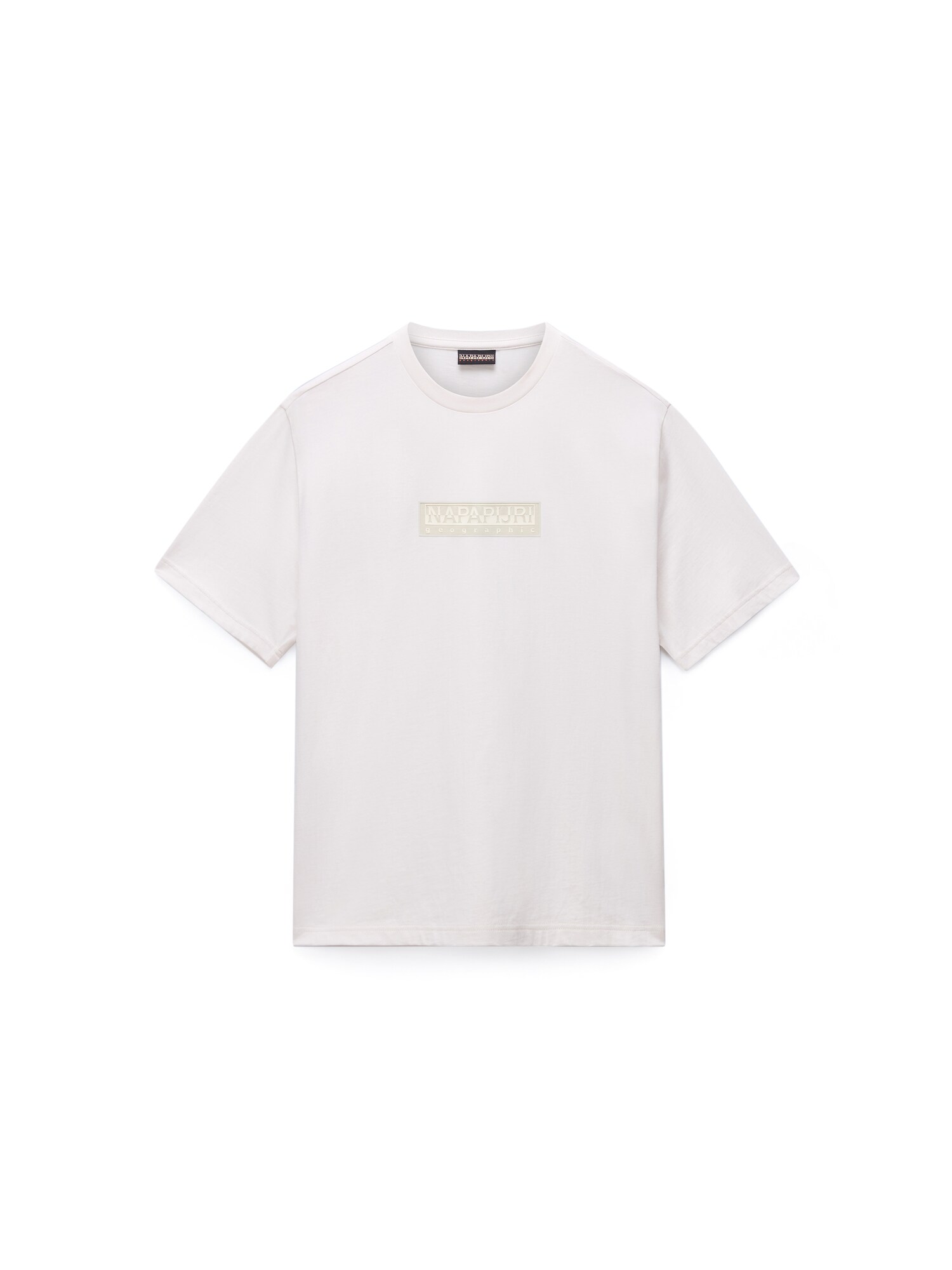 NAPAPIJRI Tricou 'S-BOX'  alb murdar / alb lână