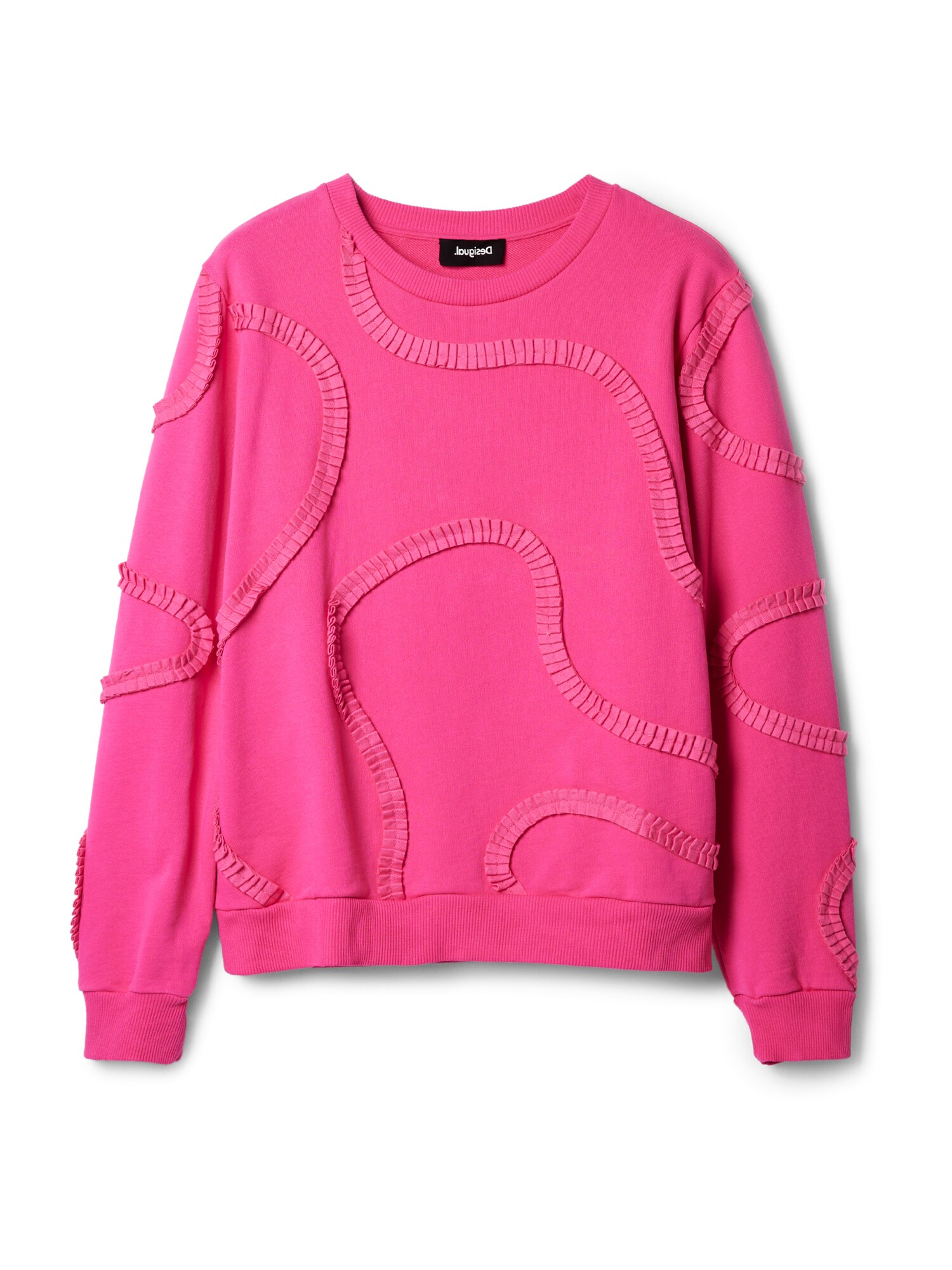 Desigual Суичър  фуксия