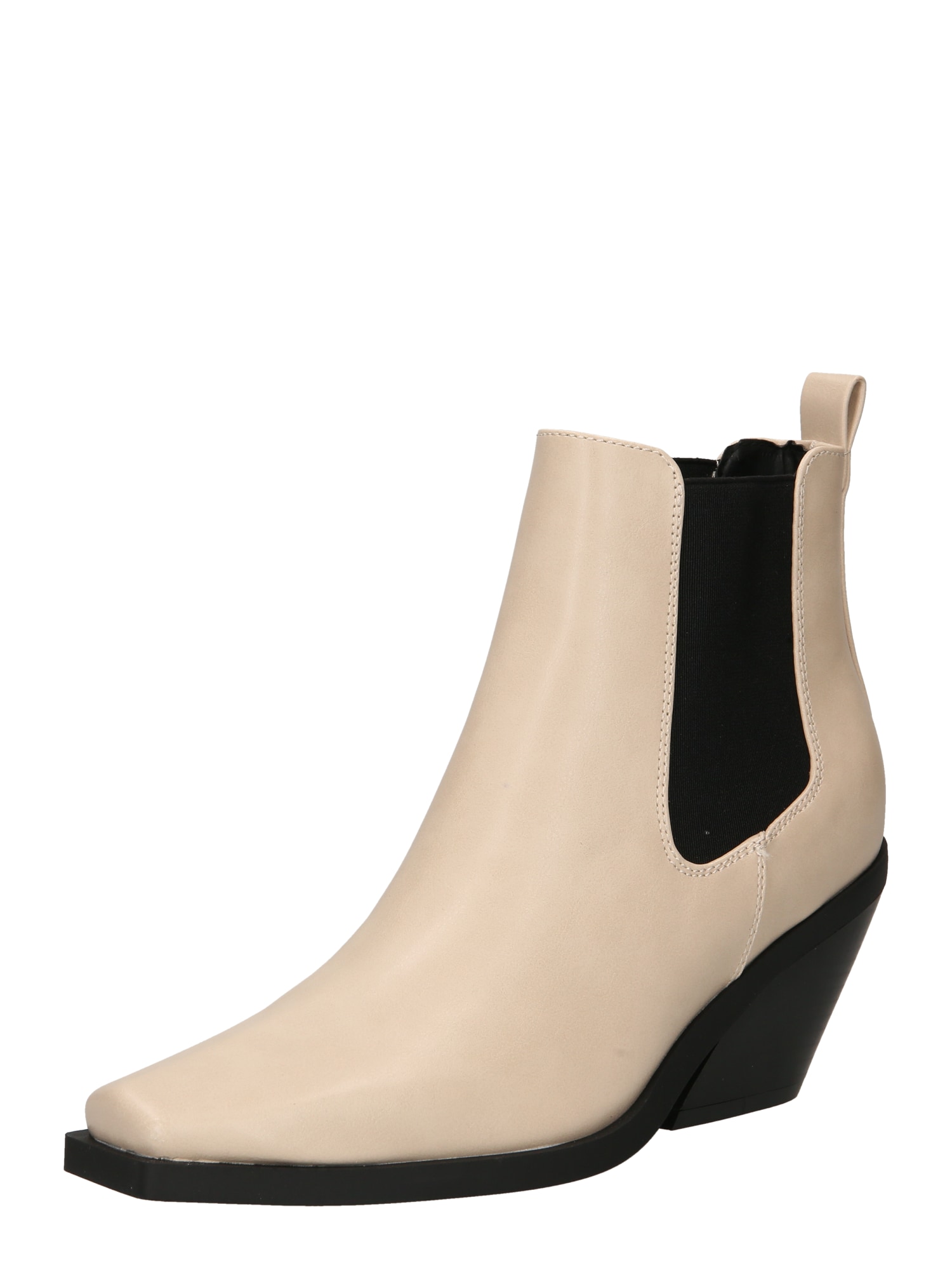 Only ONLY Chelsea Boots creme / schwarz