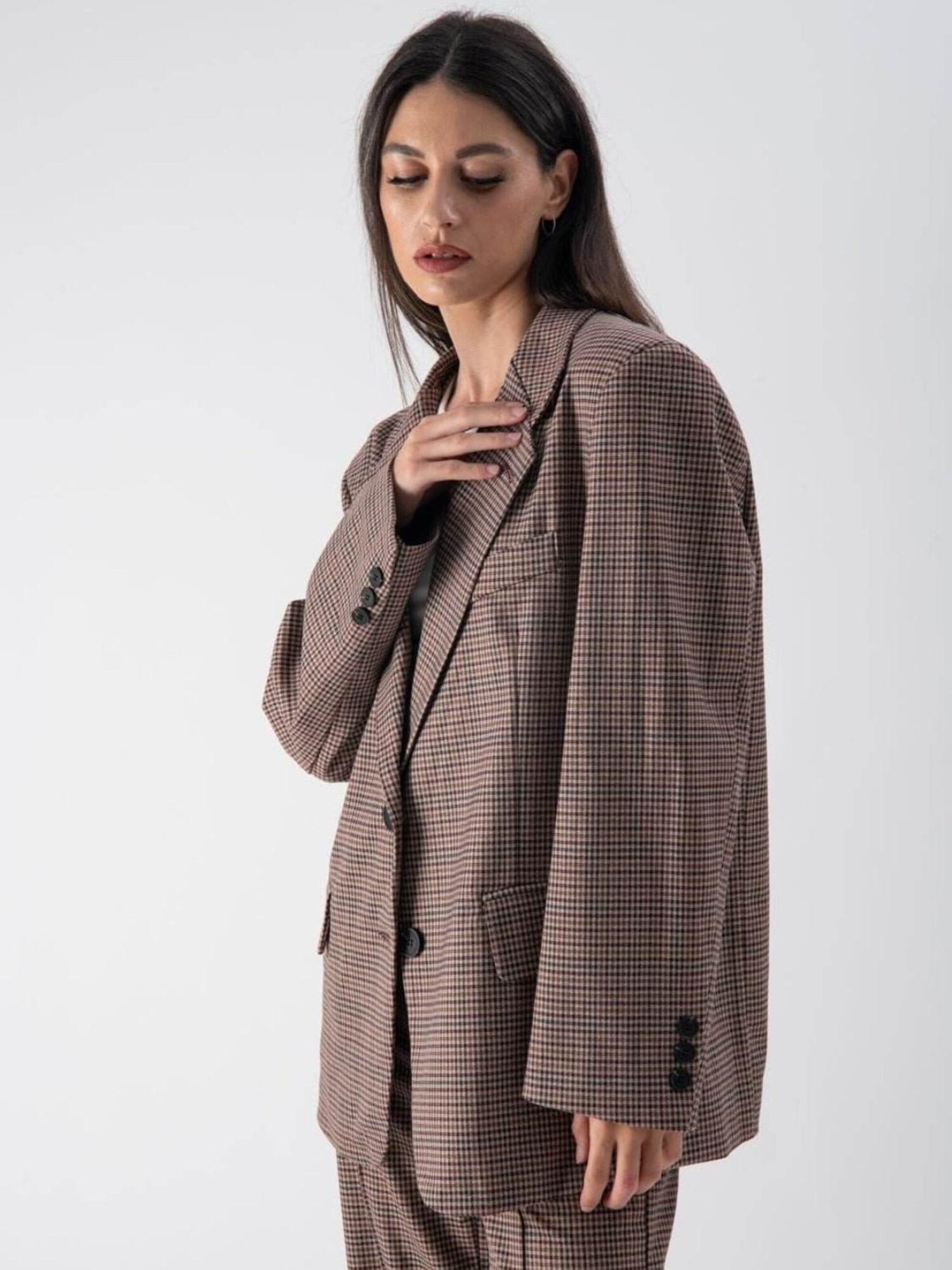 MND Blazer 'Quadro'  marrone