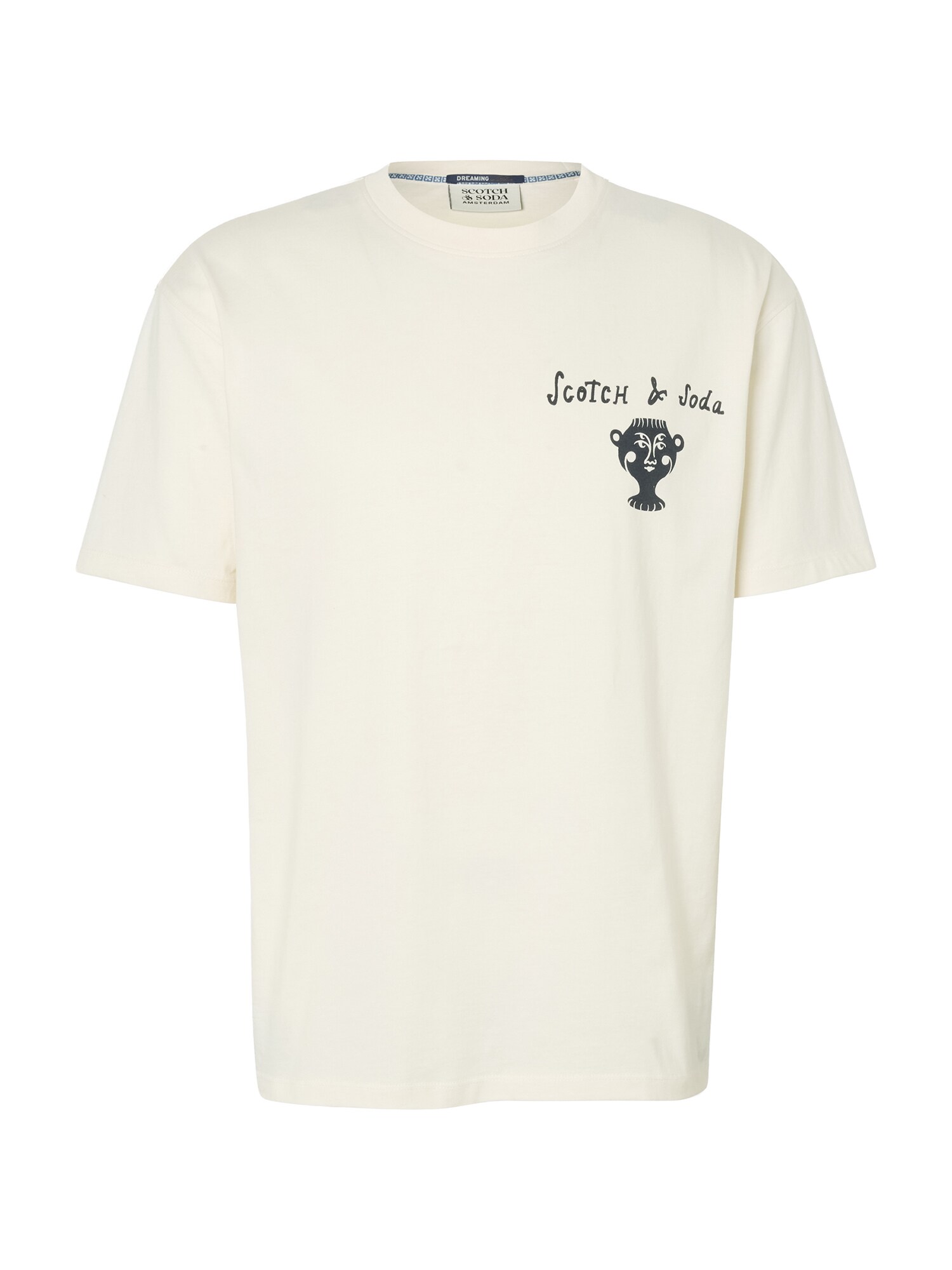 SCOTCH & SODA Tričko  krémová / námornícka modrá / enciánová