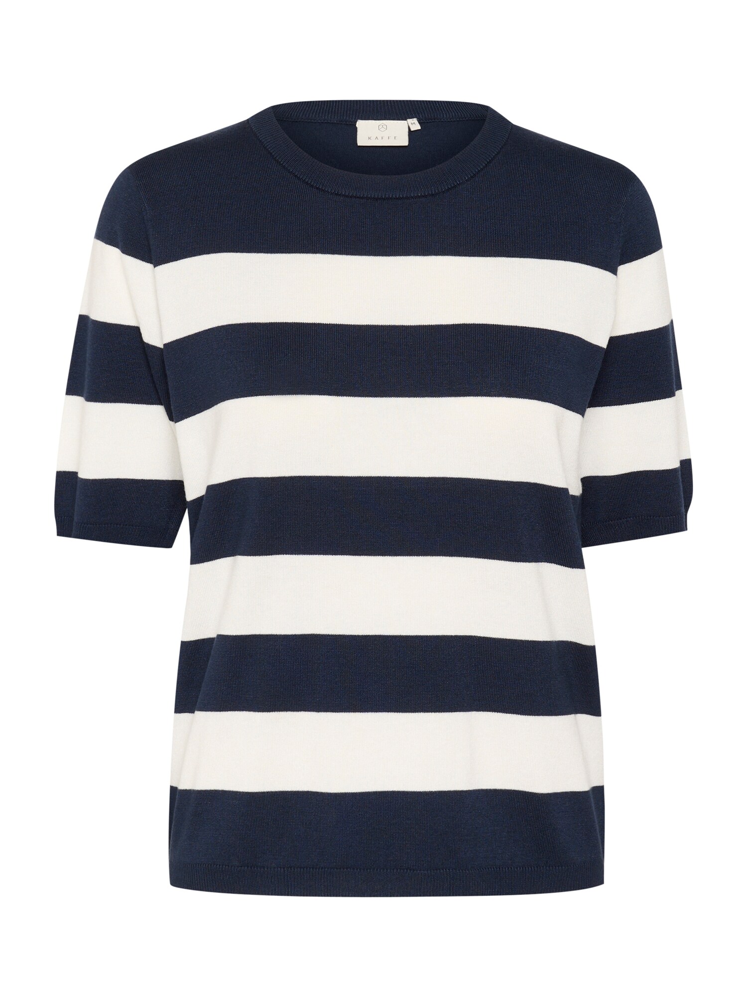 Kaffe Pulover KALizza  bleumarin / alb