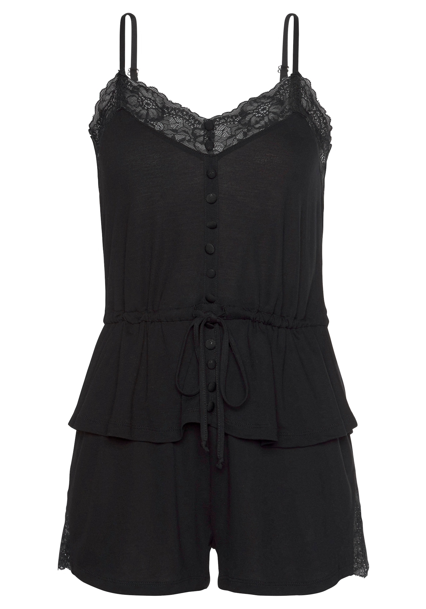 LASCANA Pantaloni scurți  negru