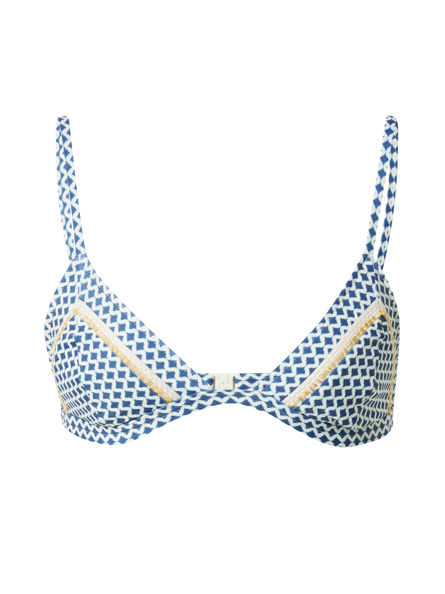 watercult Bikinový top 'Nautic Call'  krémová / námornícka modrá / žltá