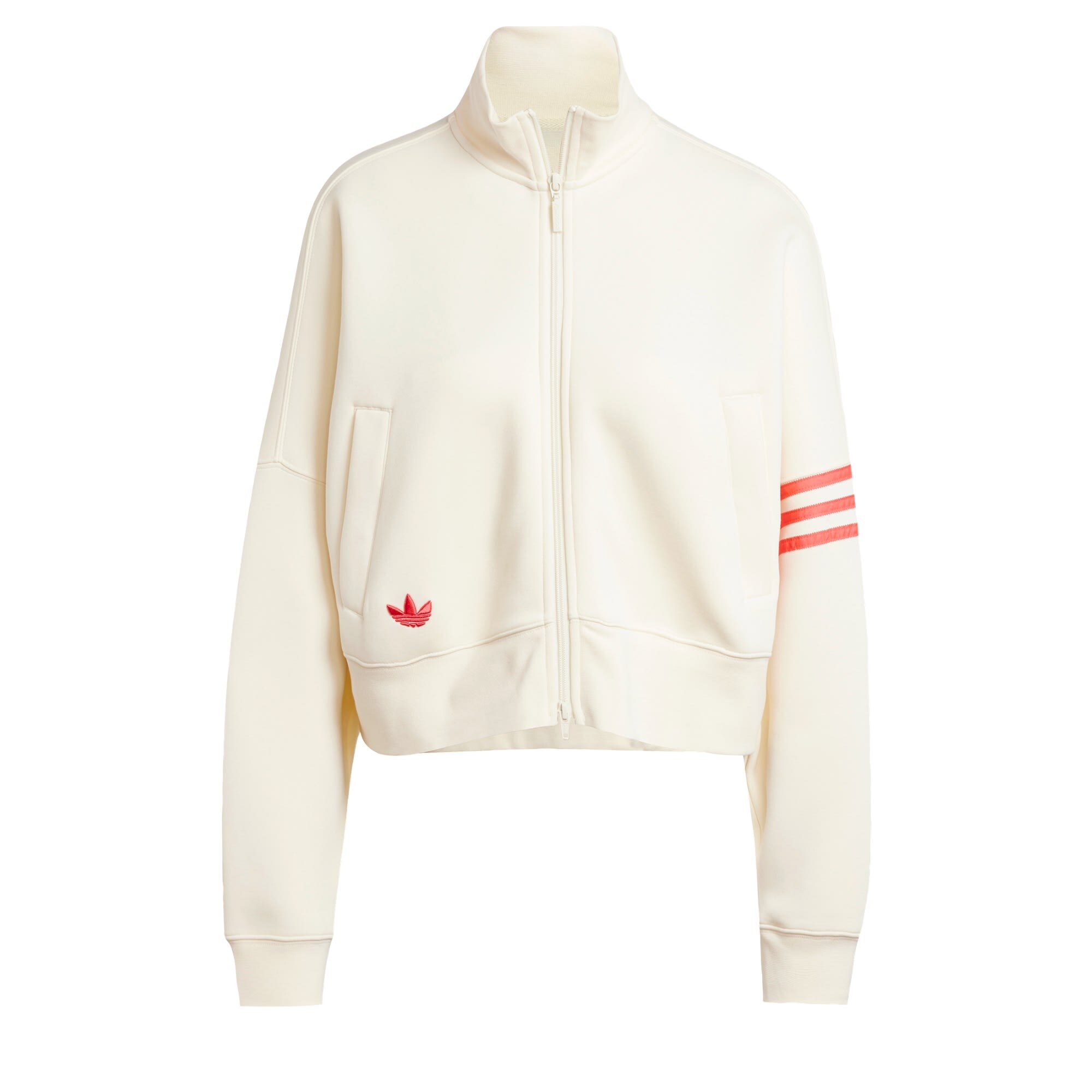 ADIDAS ORIGINALS Tréning dzseki  krém / világospiros akciós termékkép 1