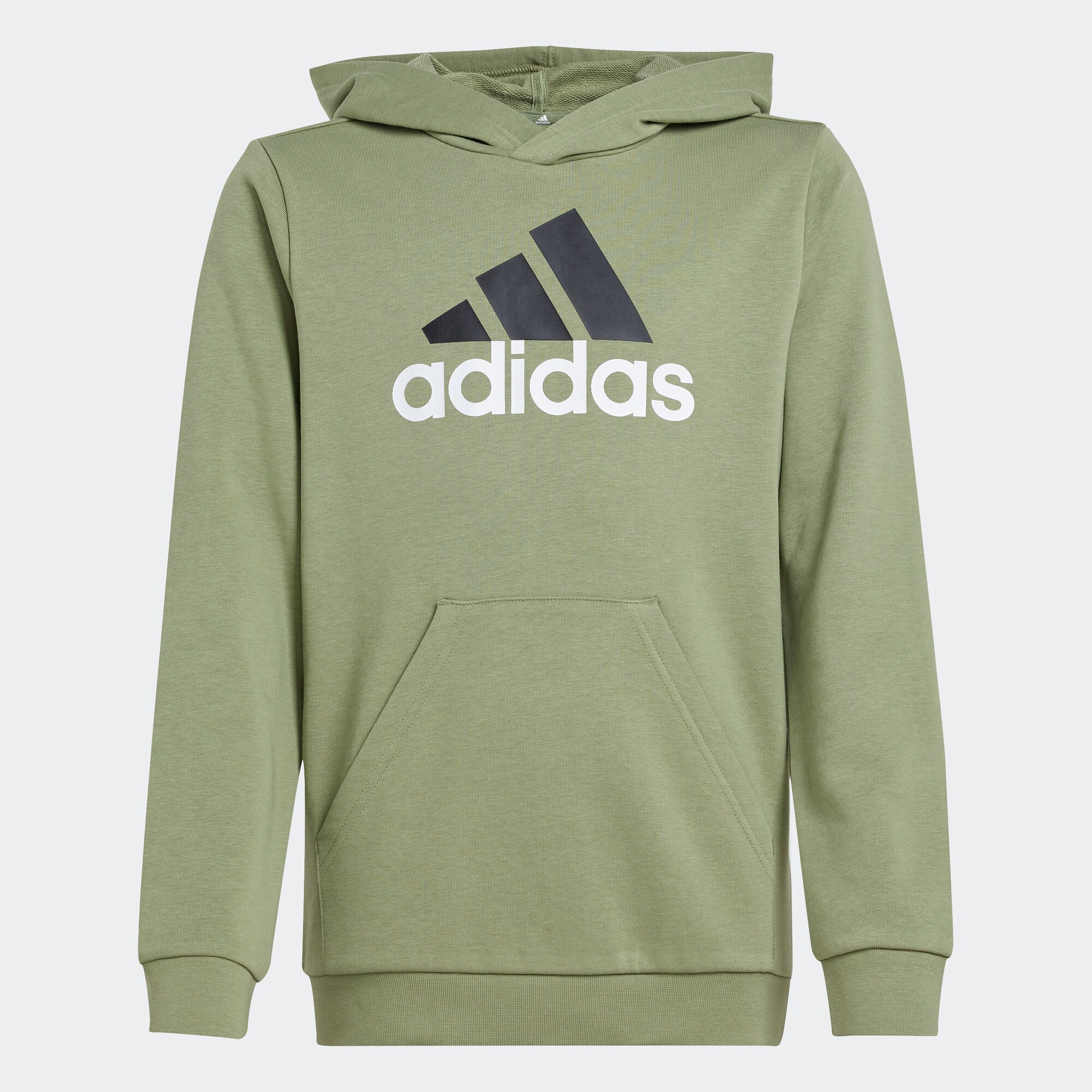 ADIDAS PERFORMANCE Športová mikina 'Essentials'  zelená / čierna / biela