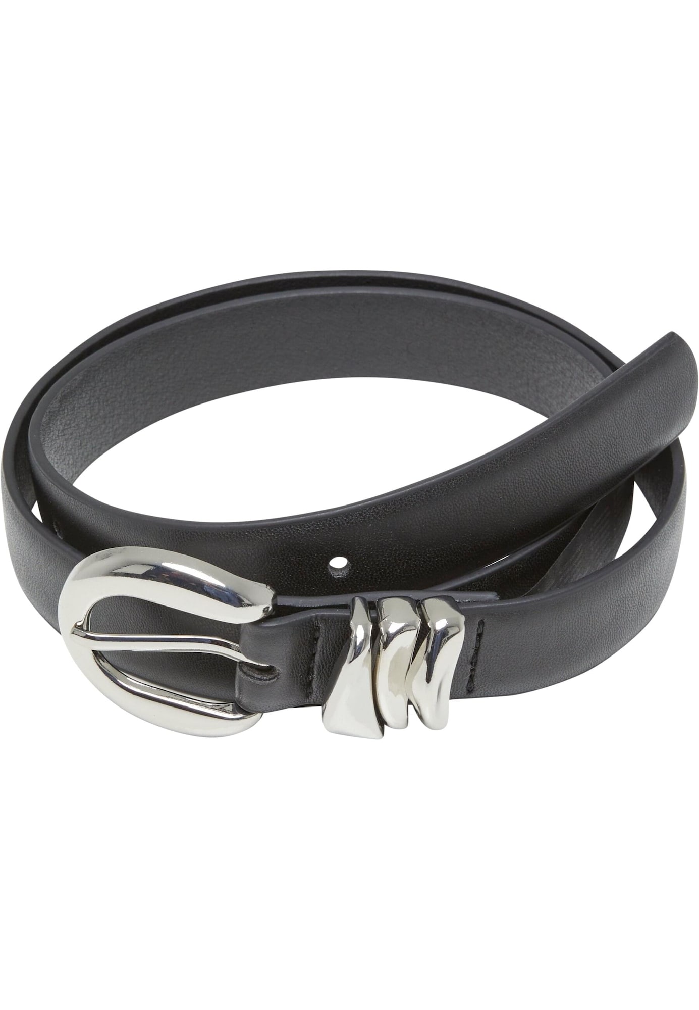Urban Classics Curea  negru / argintiu