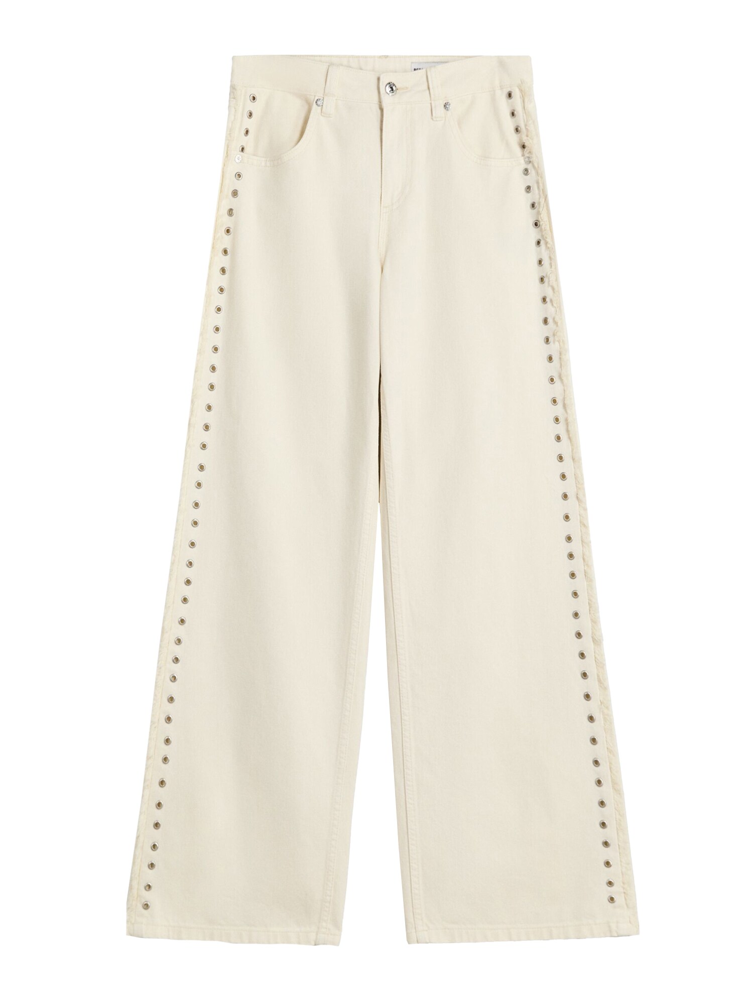 Bershka Jeans  alb denim