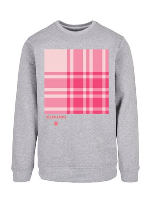 F4NT4STIC Sweatshirt Grijs gemêleerd / Pink