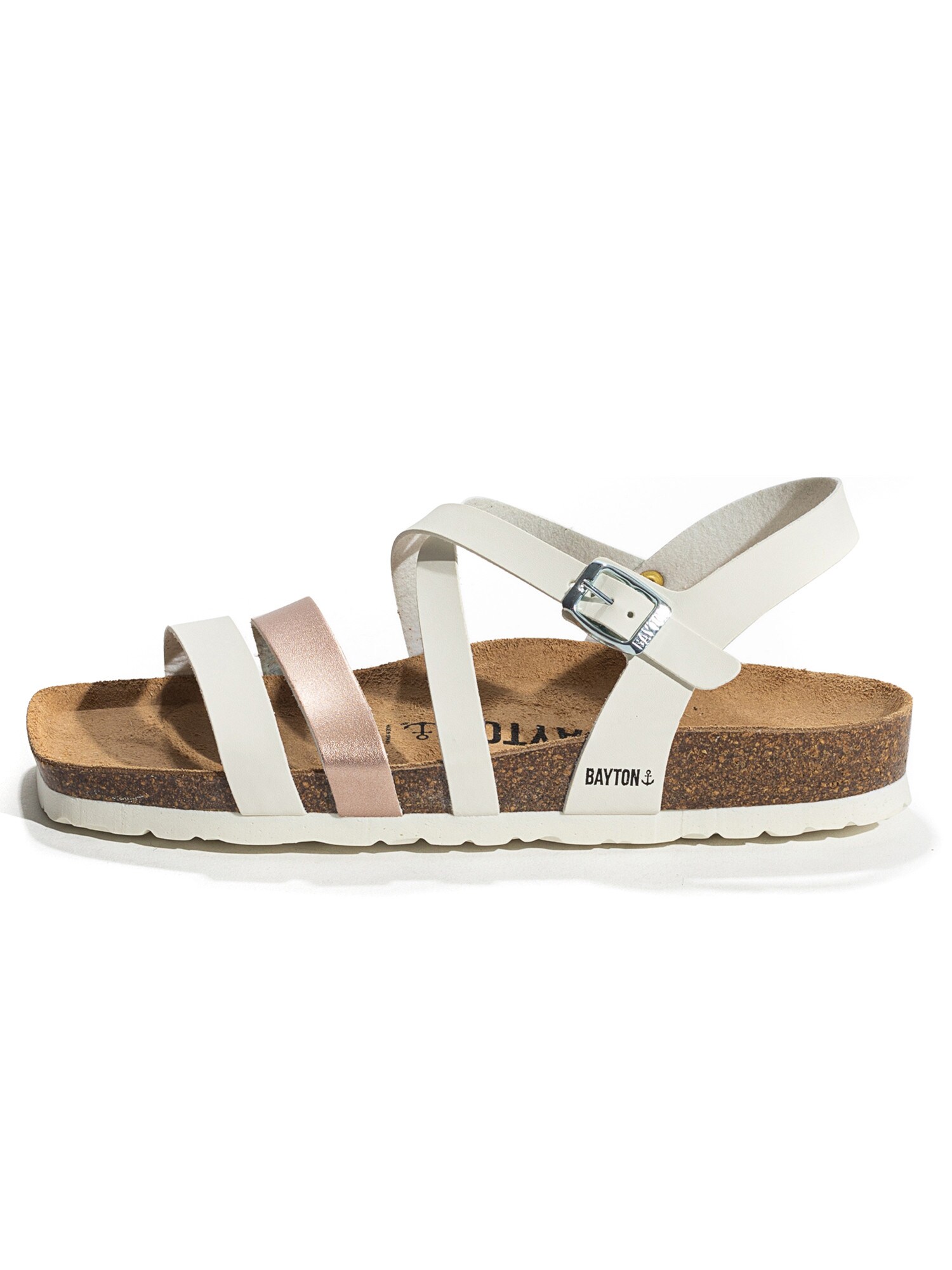 Bayton Sandale Gerone  auriu - roz / alb