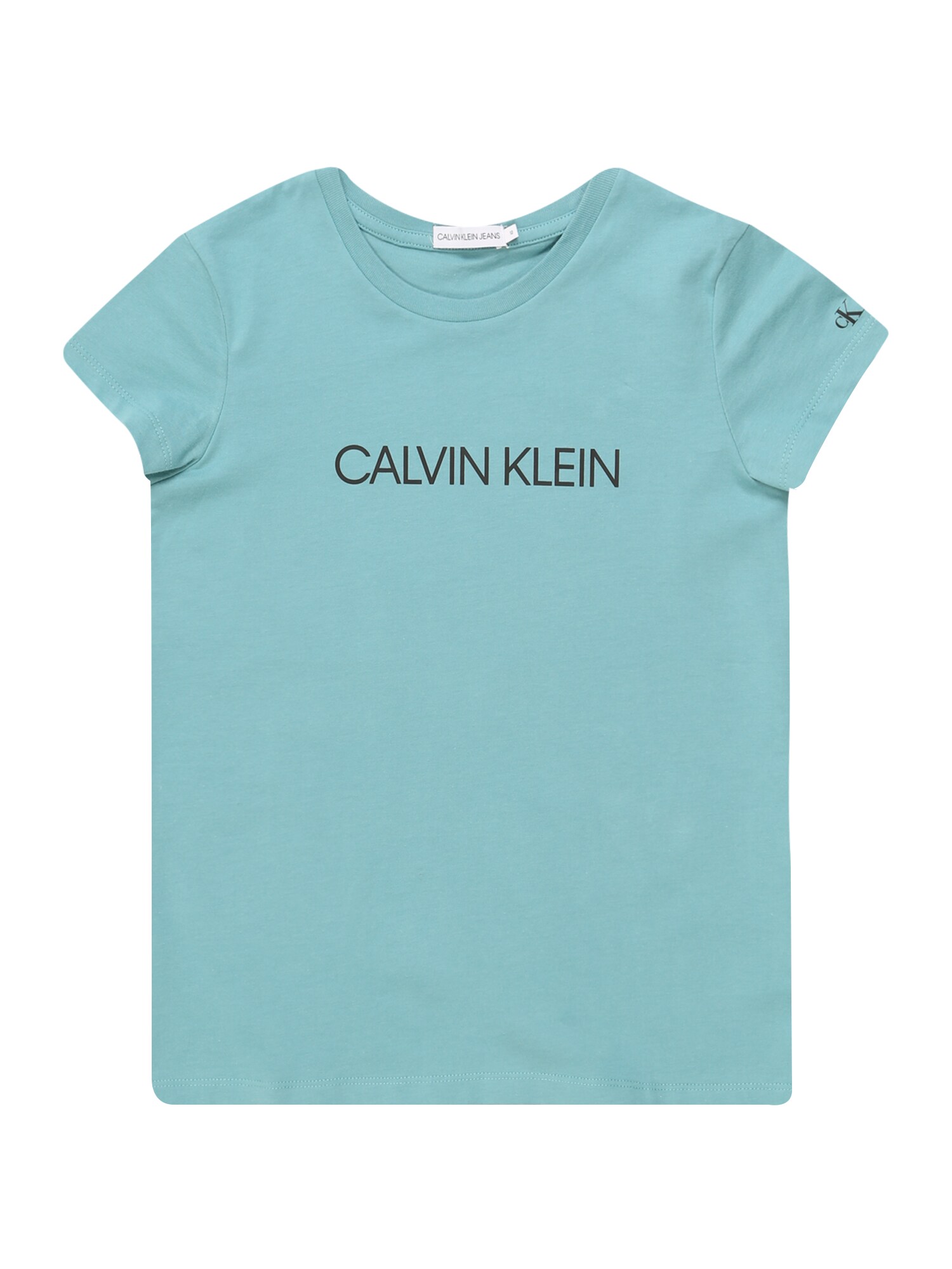 Calvin Klein Jeans Marškinėliai  mėlyna / juoda