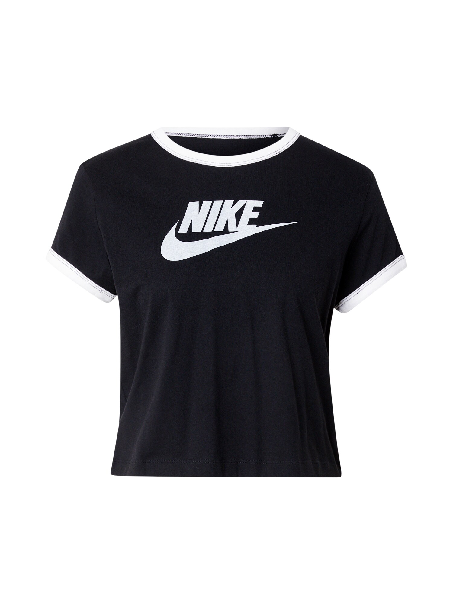 Nike Sportswear Póló 'RINGER'  fekete / fehér akciós termékkép 1