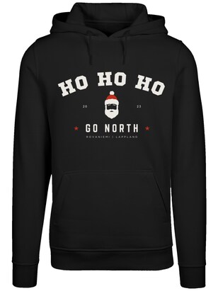 F4NT4STIC Sweatshirt ‘Ho Ho Ho Santa’ Rood / Zwart / Wit