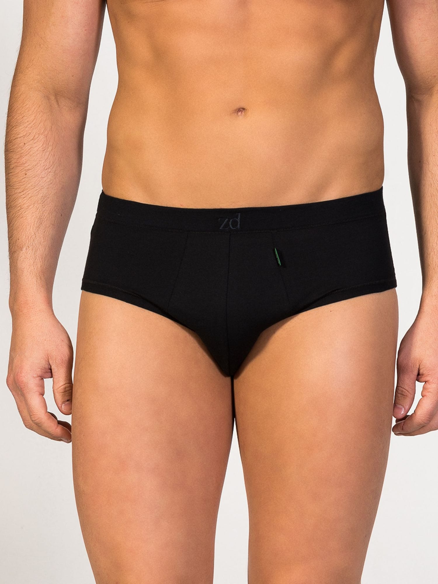 zd ZERO DEFECTS Braga 'Mini Egyptian cotton'  negro