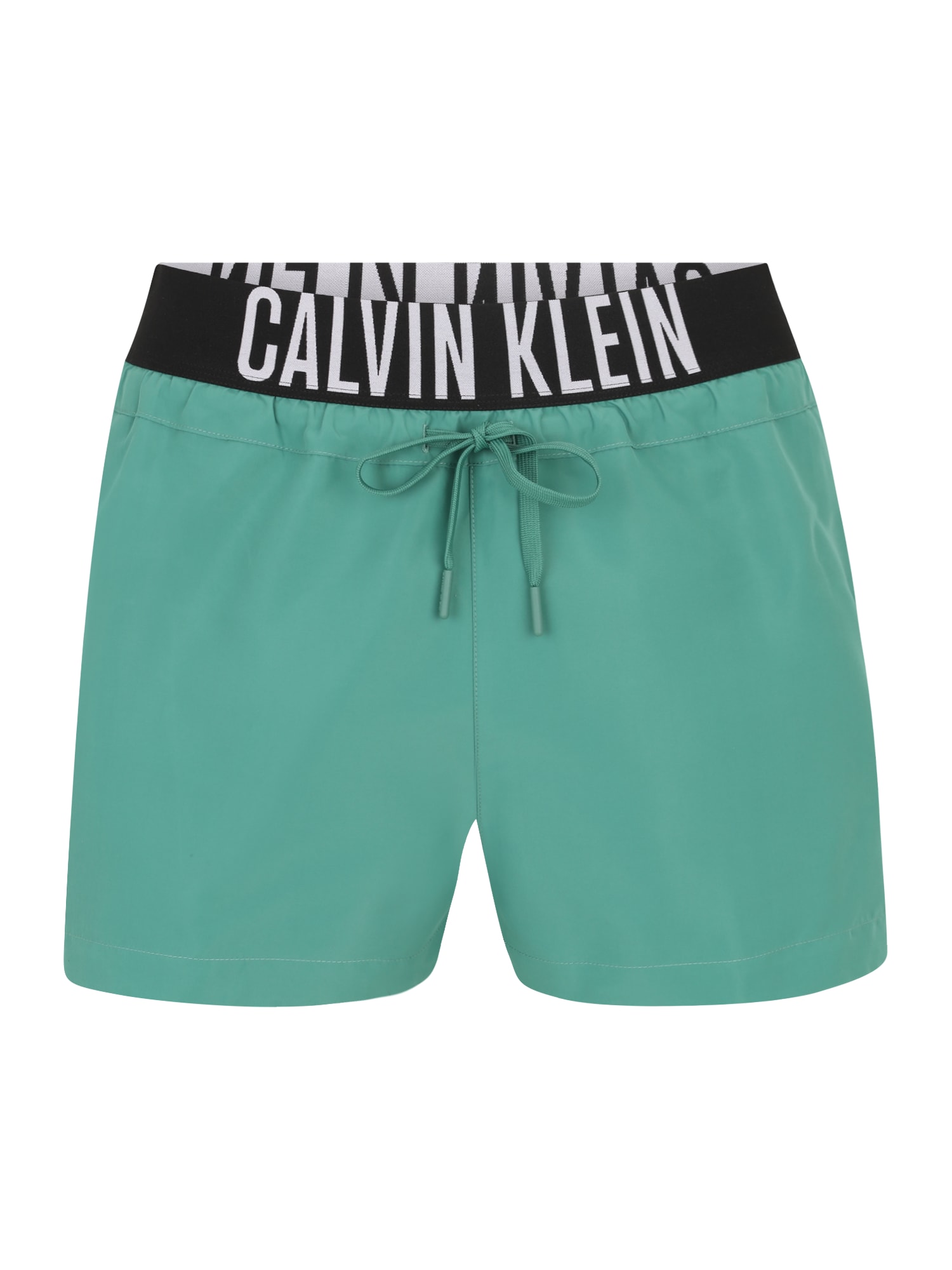 Calvin Klein Swimwear Rövid fürdőnadrágok  smaragd / fekete / fehér akciós termékkép 1