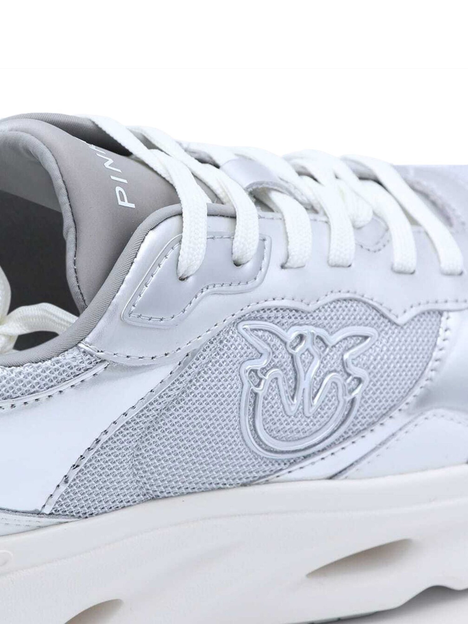 PINKO Zapatillas deportivas bajas  plata – imagen 3