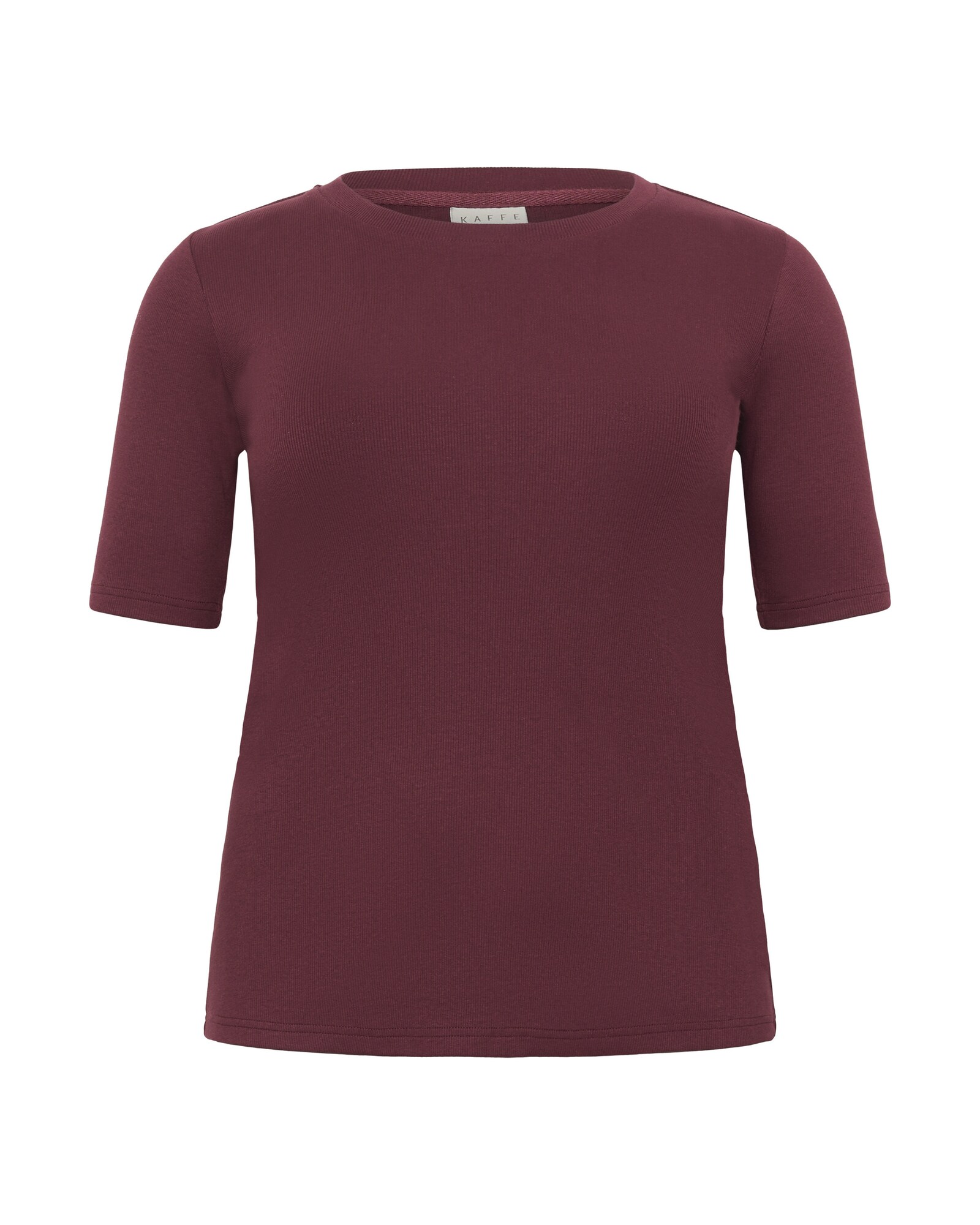 KAFFE CURVE Tricou 'KCCarina'  roșu vin