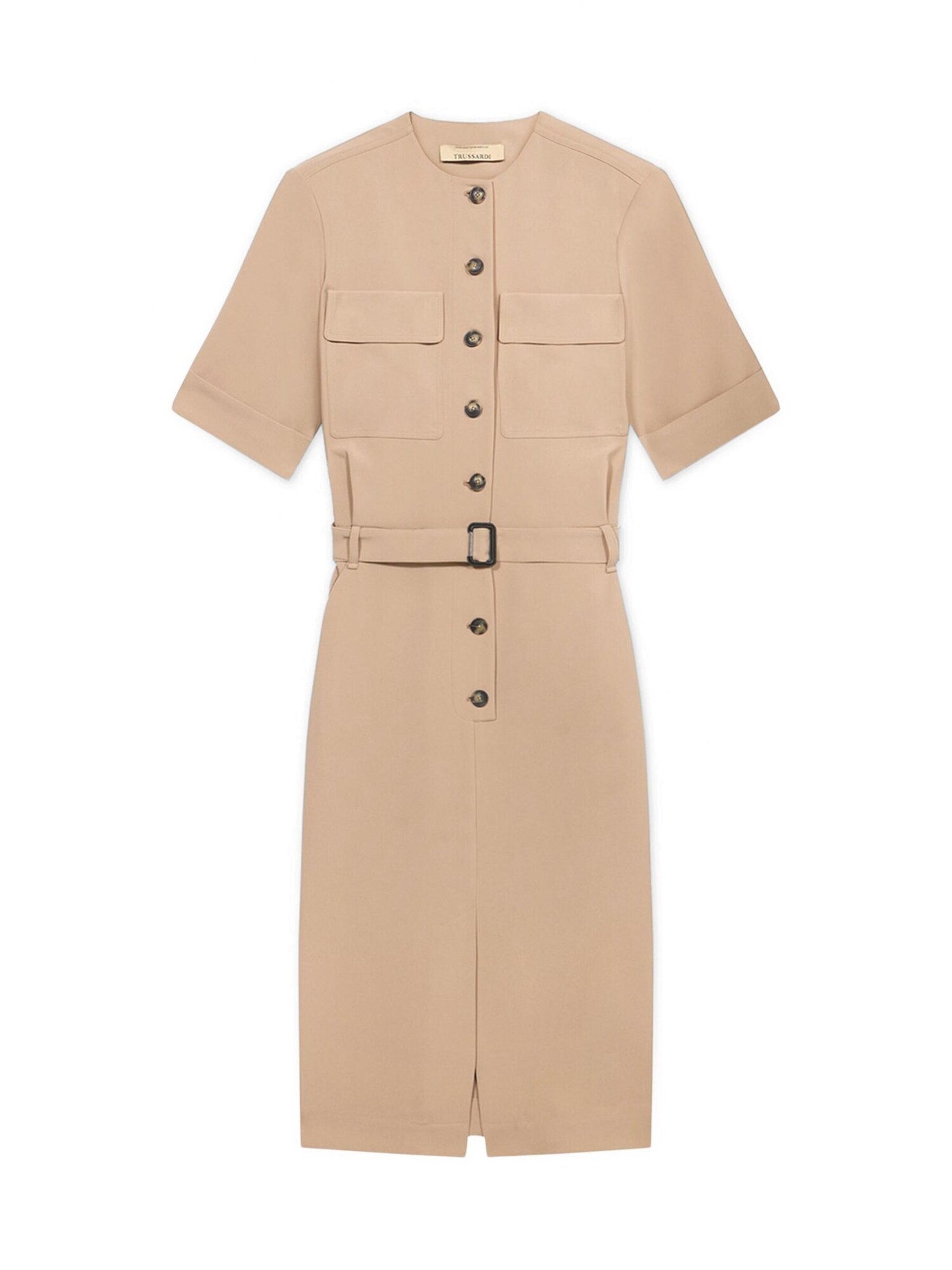 Trussardi Vestido camisero  beige