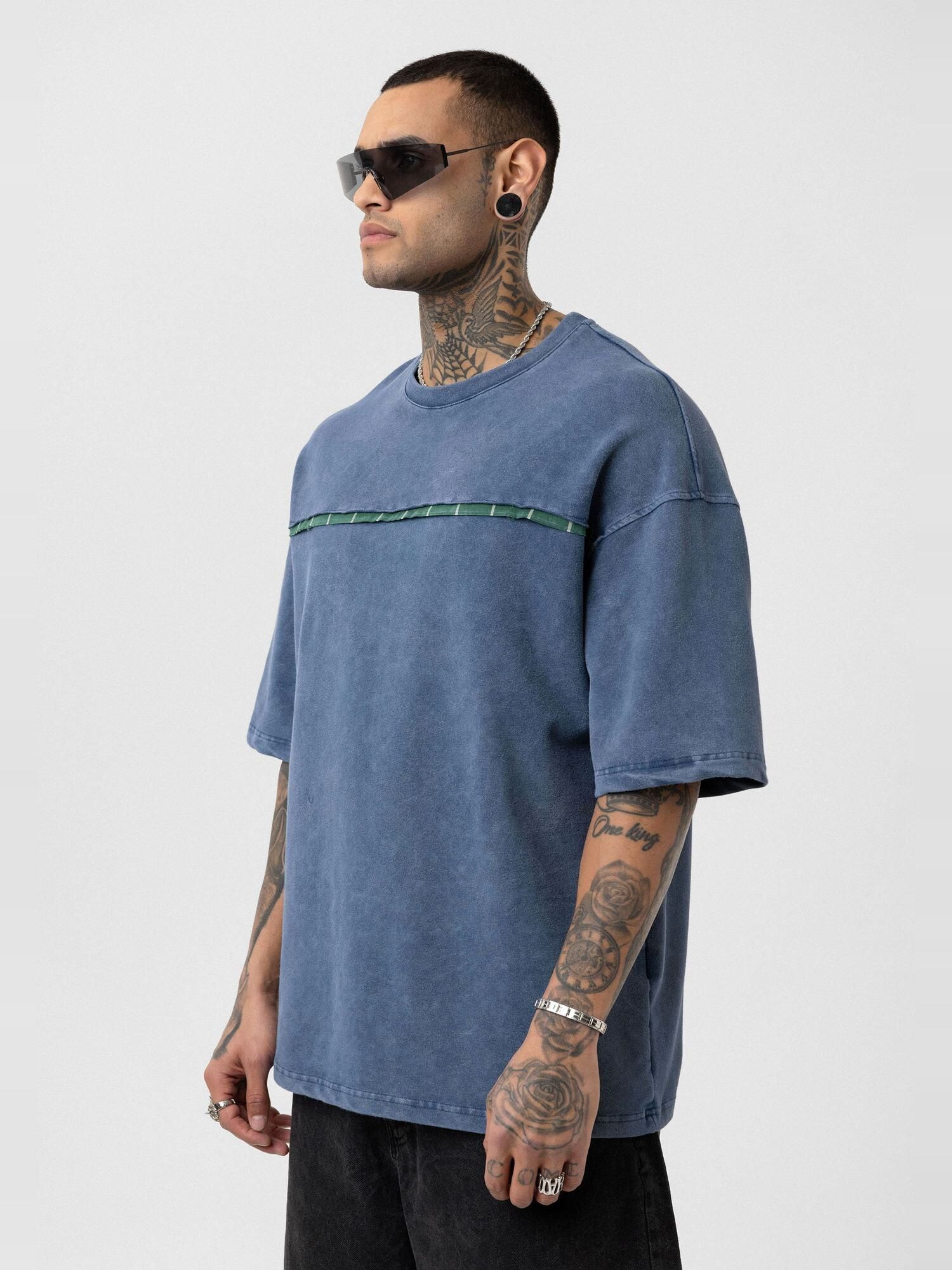 Dandalo Tričko indigo / zelená (obrázok 3)