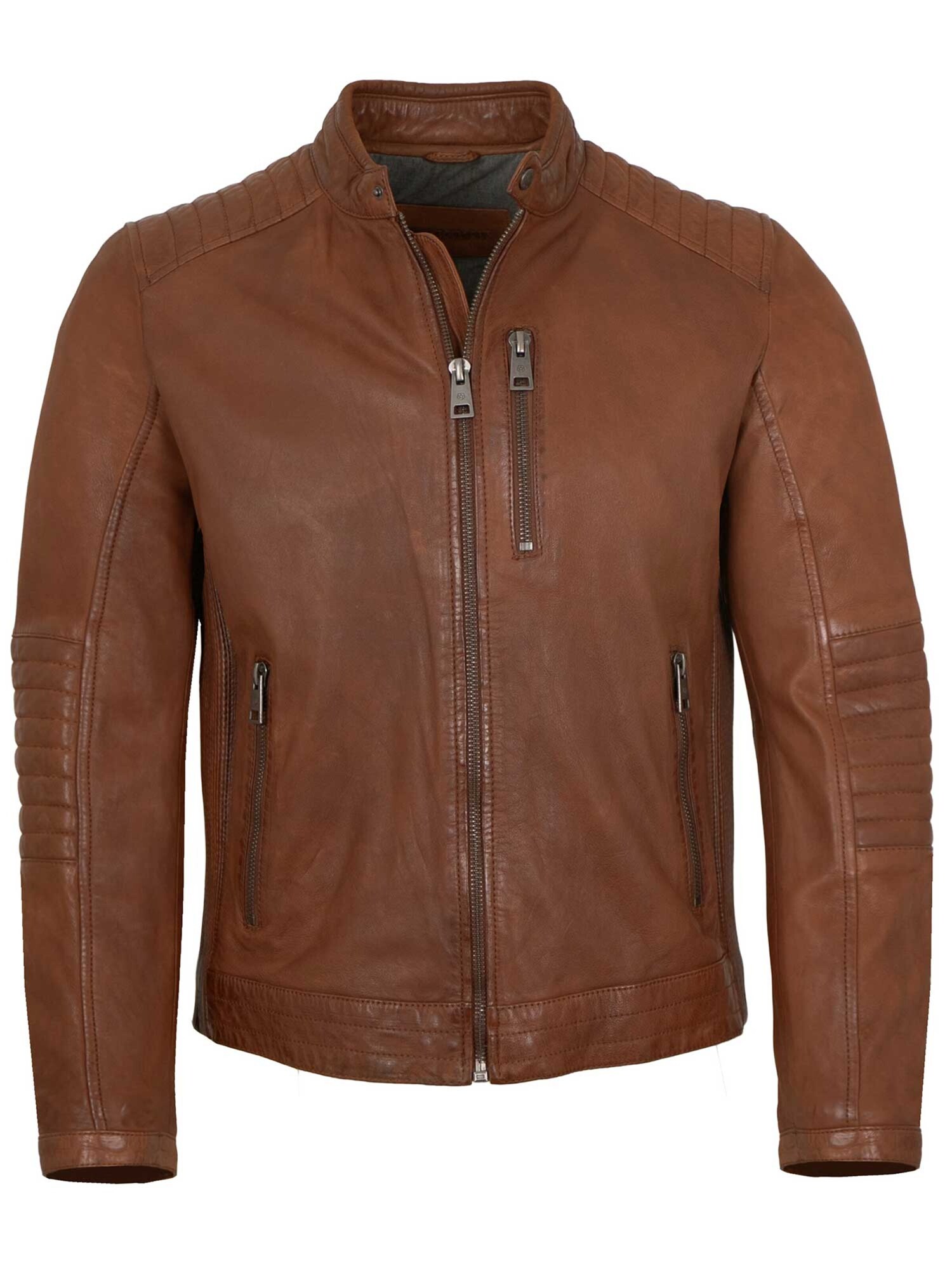 MILESTONE Chaqueta de entretiempo 'MSFloriano' cognac