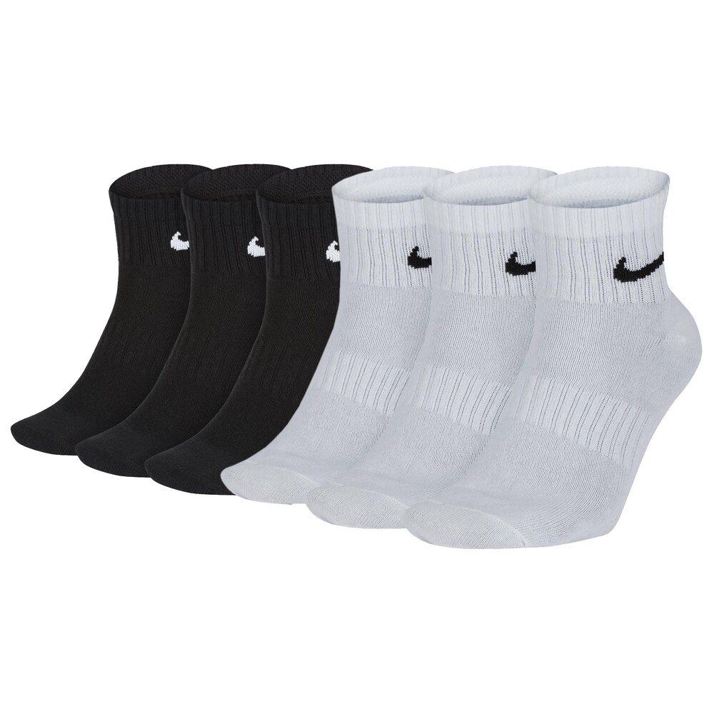 NIKE Sportsocken Herren Größe 35/38 schwarz / weiß