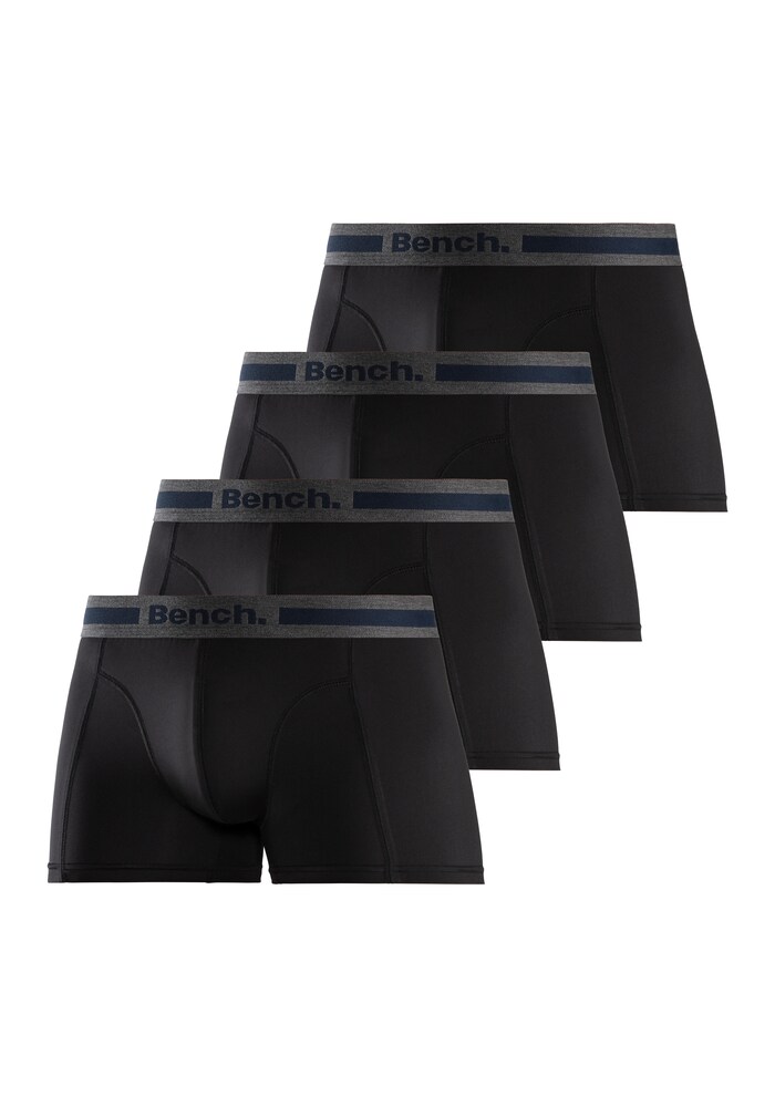 BENCH Boxershorts Herren Größe S schwarz