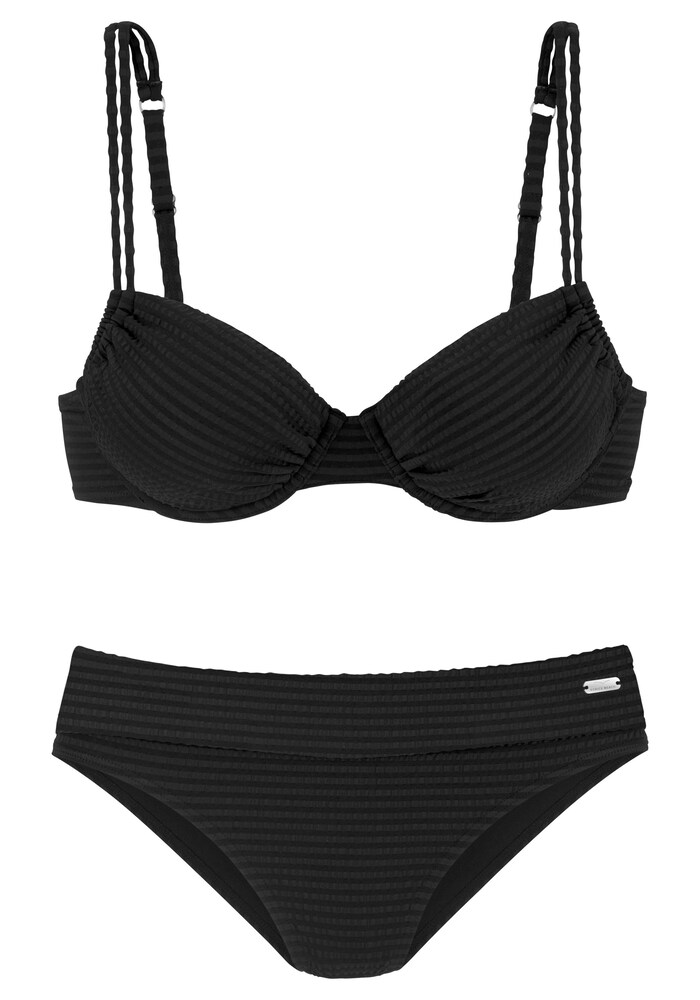 VENICE BEACH Bikini Damen Größe S schwarz