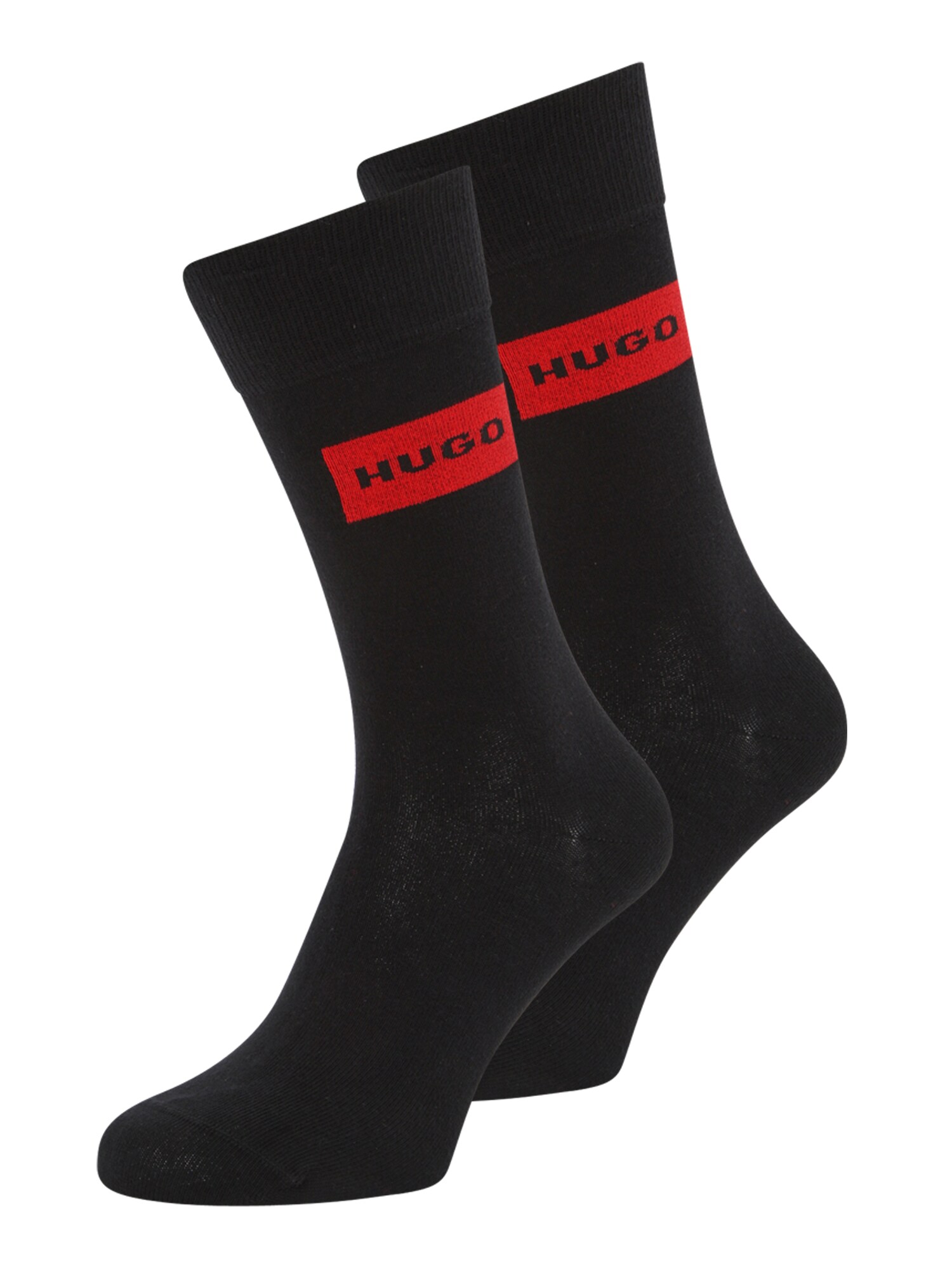HUGO Șosete  roșu / negru