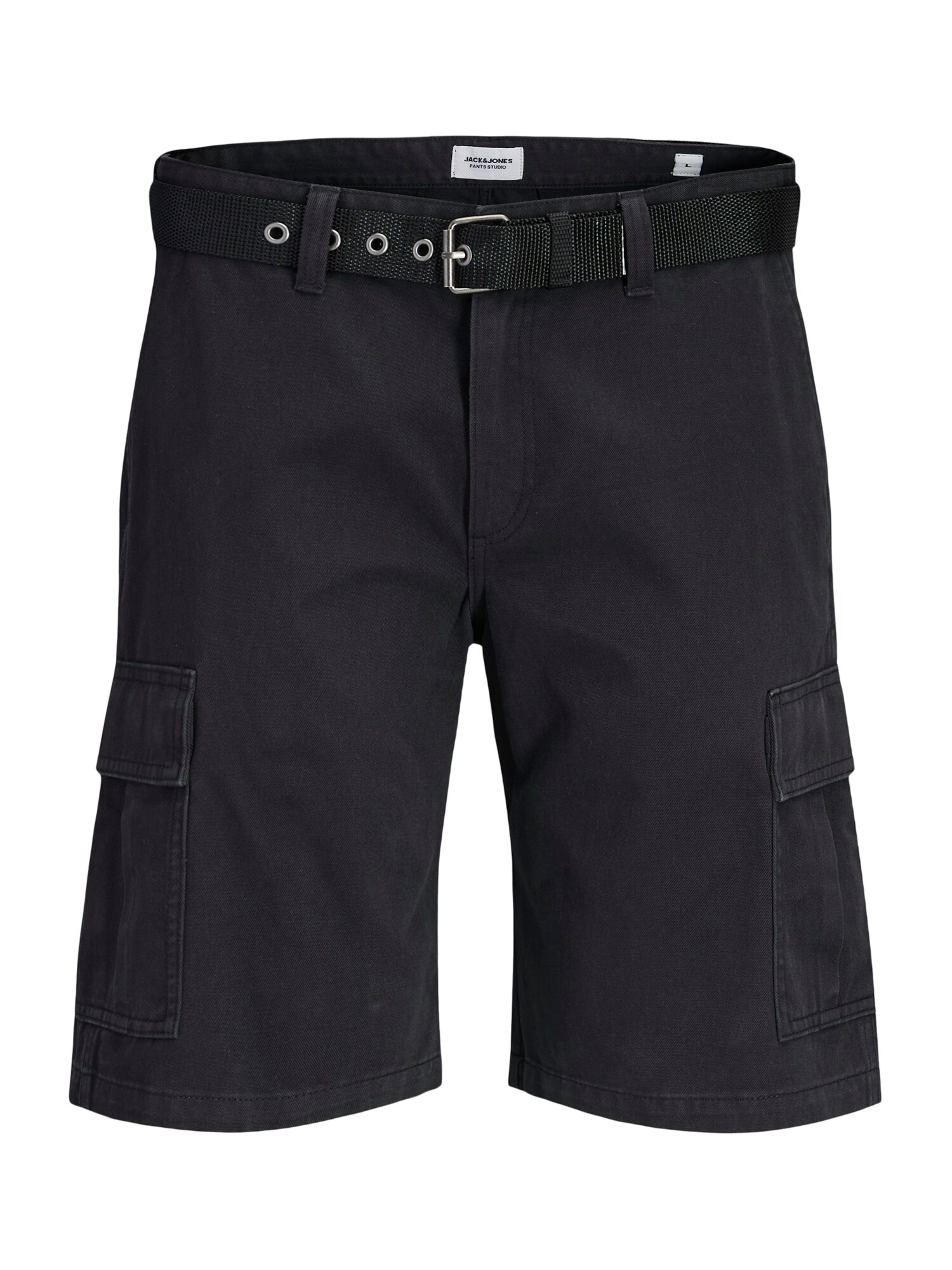 Jack & Jones Plus Pantaloni cu buzunare 'JPSTCOLE HUDSON'  negru