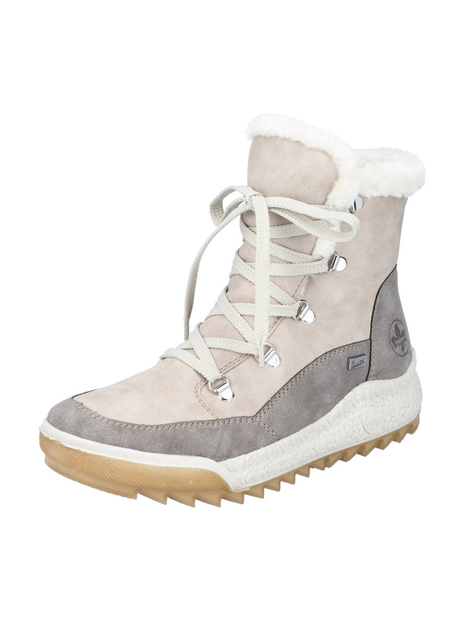 Rieker Rieker Stiefel creme / grau / weiß