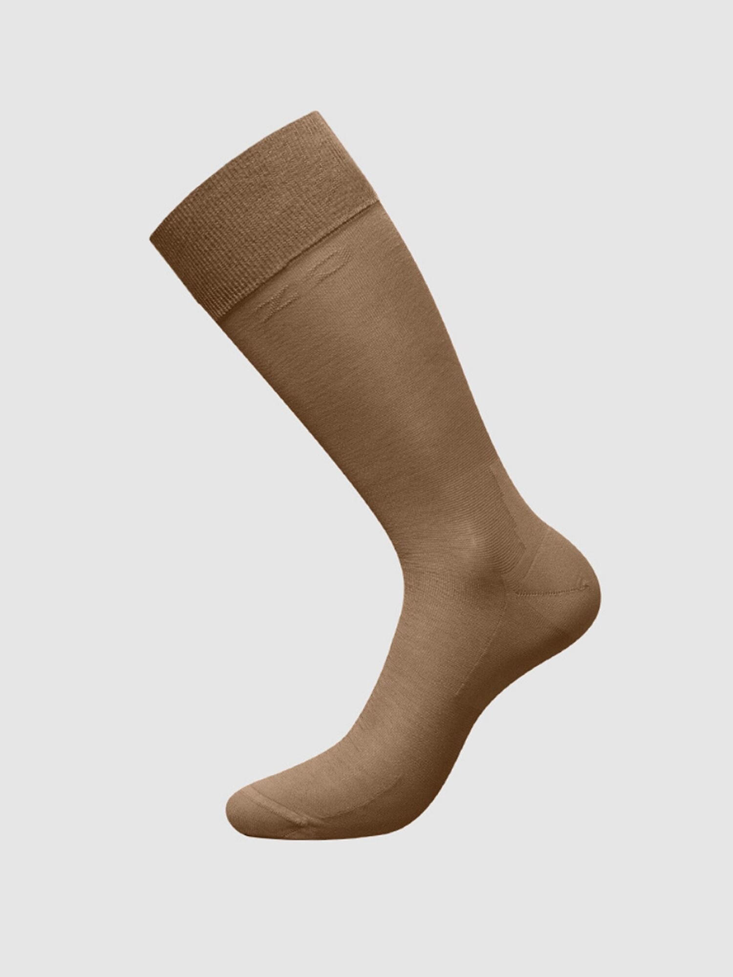 zd ZERO DEFECTS Calcetines '100% Mercerized cotton'  camelo