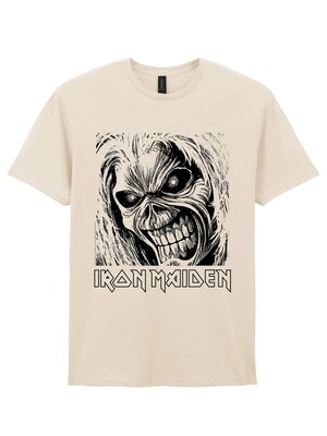Iron Maiden Camiseta 'Iron  Maiden Eddie Boxed T-Shirt'  blanco natural
