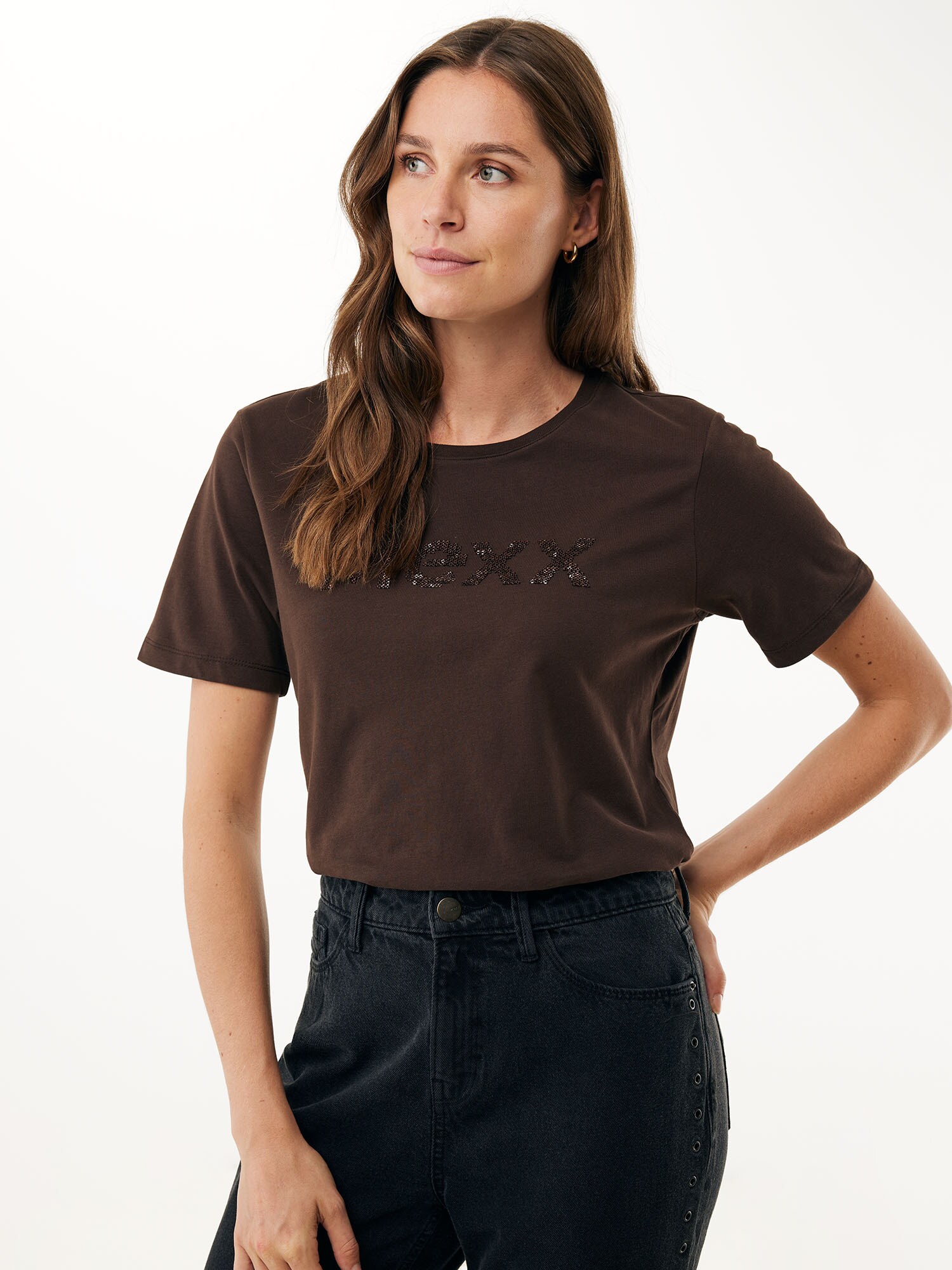 MEXX Tricou Clover  maro
