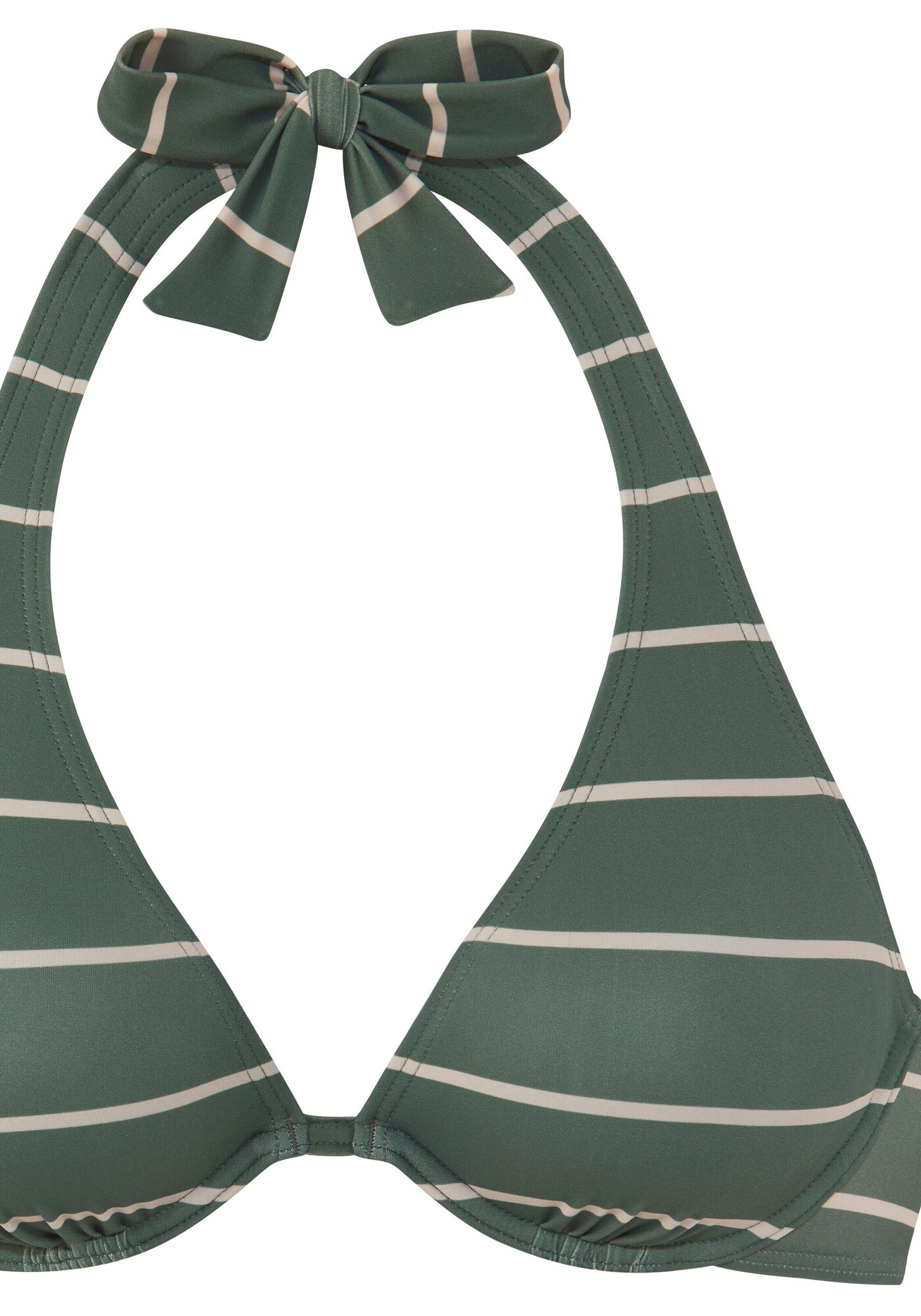 BENCH Bikini felső  krém / sötétzöld termék 2. képe