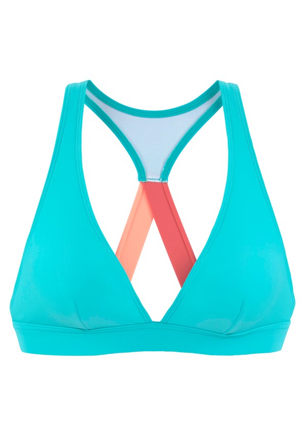 LASCANA ACTIVE, Sport bikini felső, kék, 3 kép a 5 közül