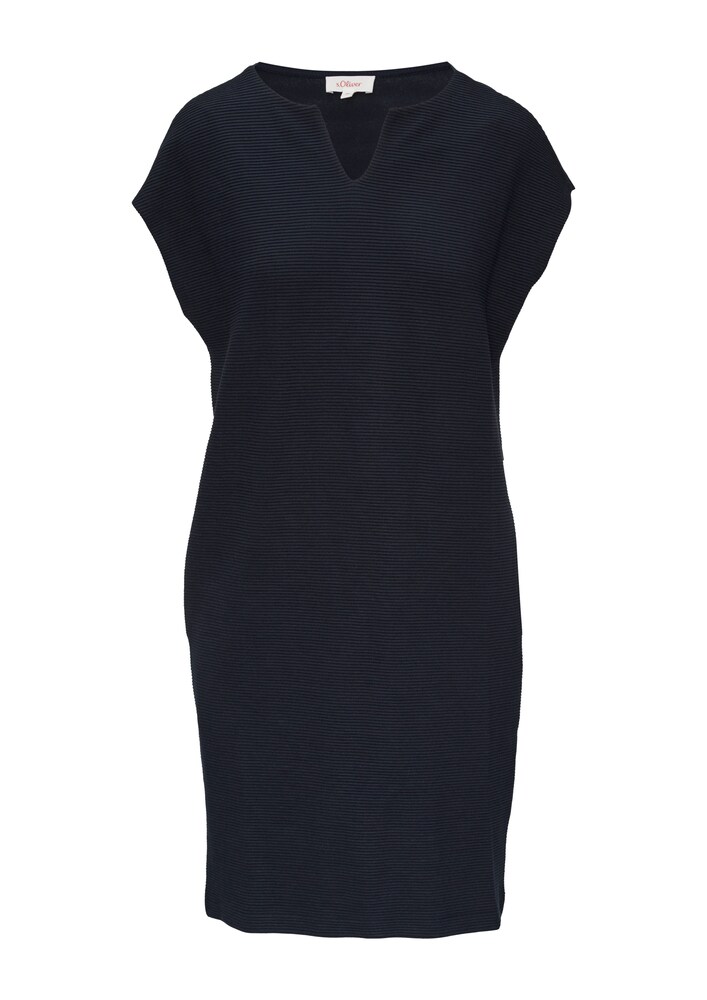 s.Oliver Kleid Damen Größe 40 navy Winterkleid