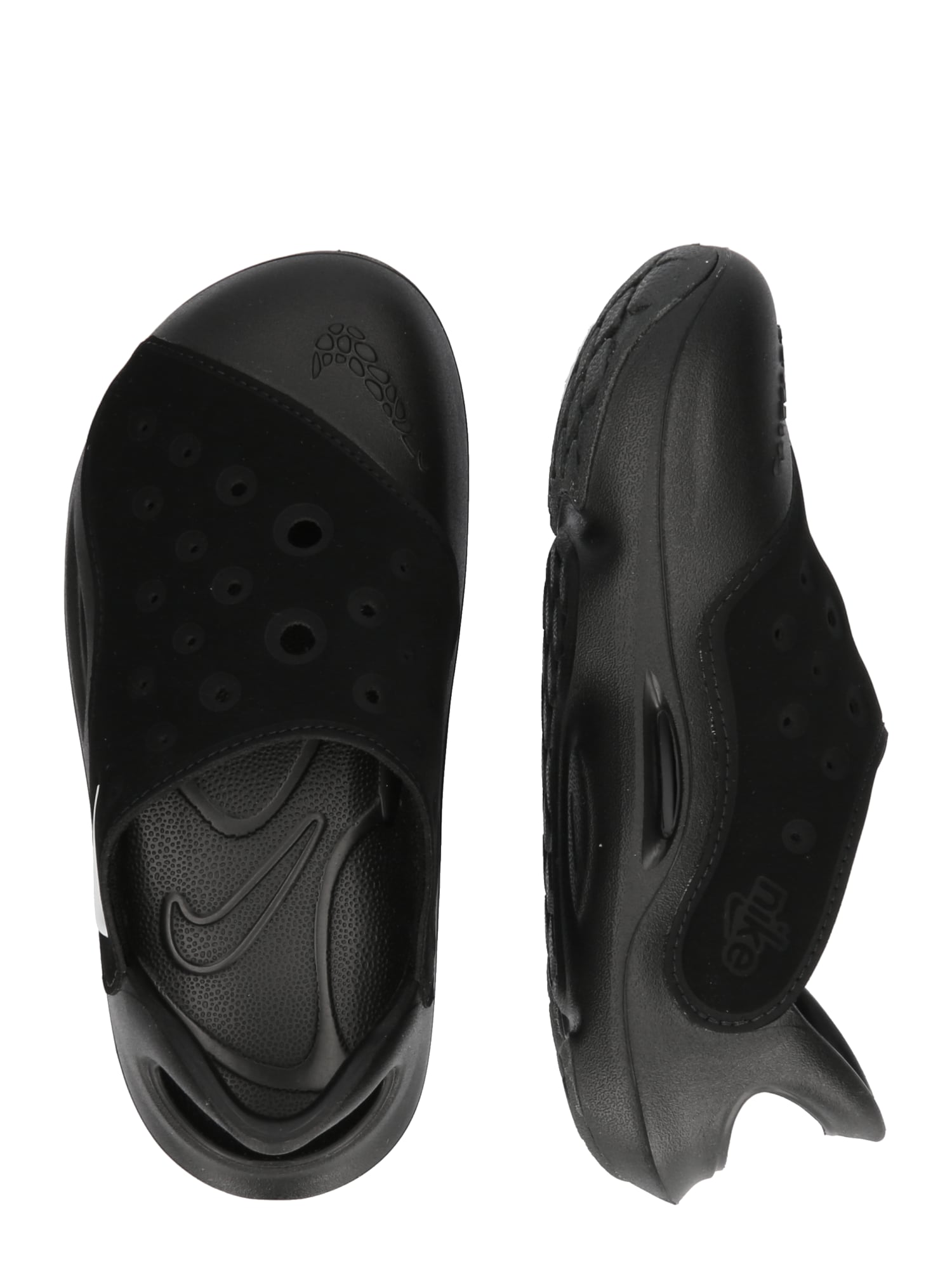Nike Sportswear Nyitott cipők 'Sol'  fekete / fehér termék 2. képe