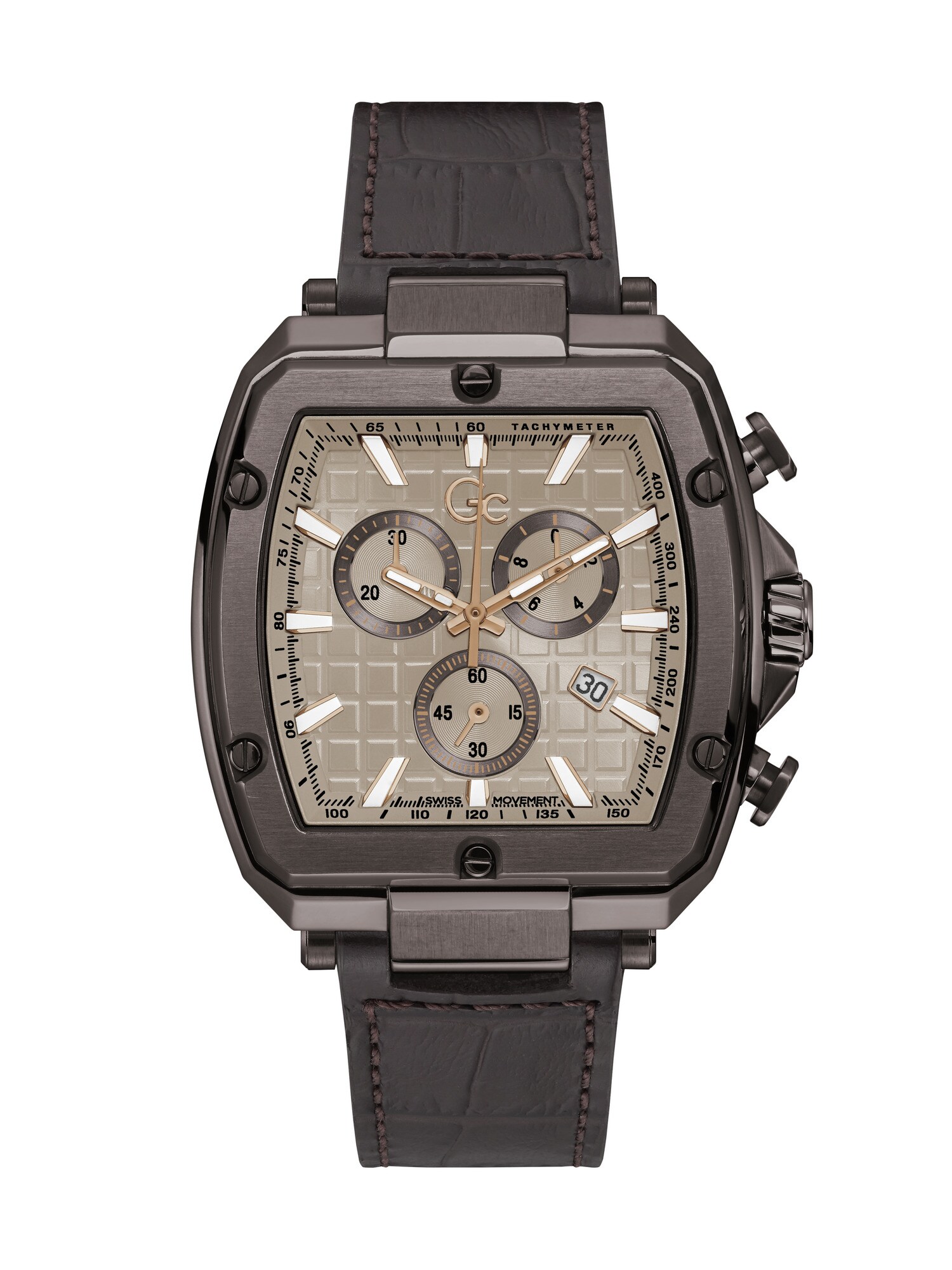 Gc Analoog Horloge Mokka