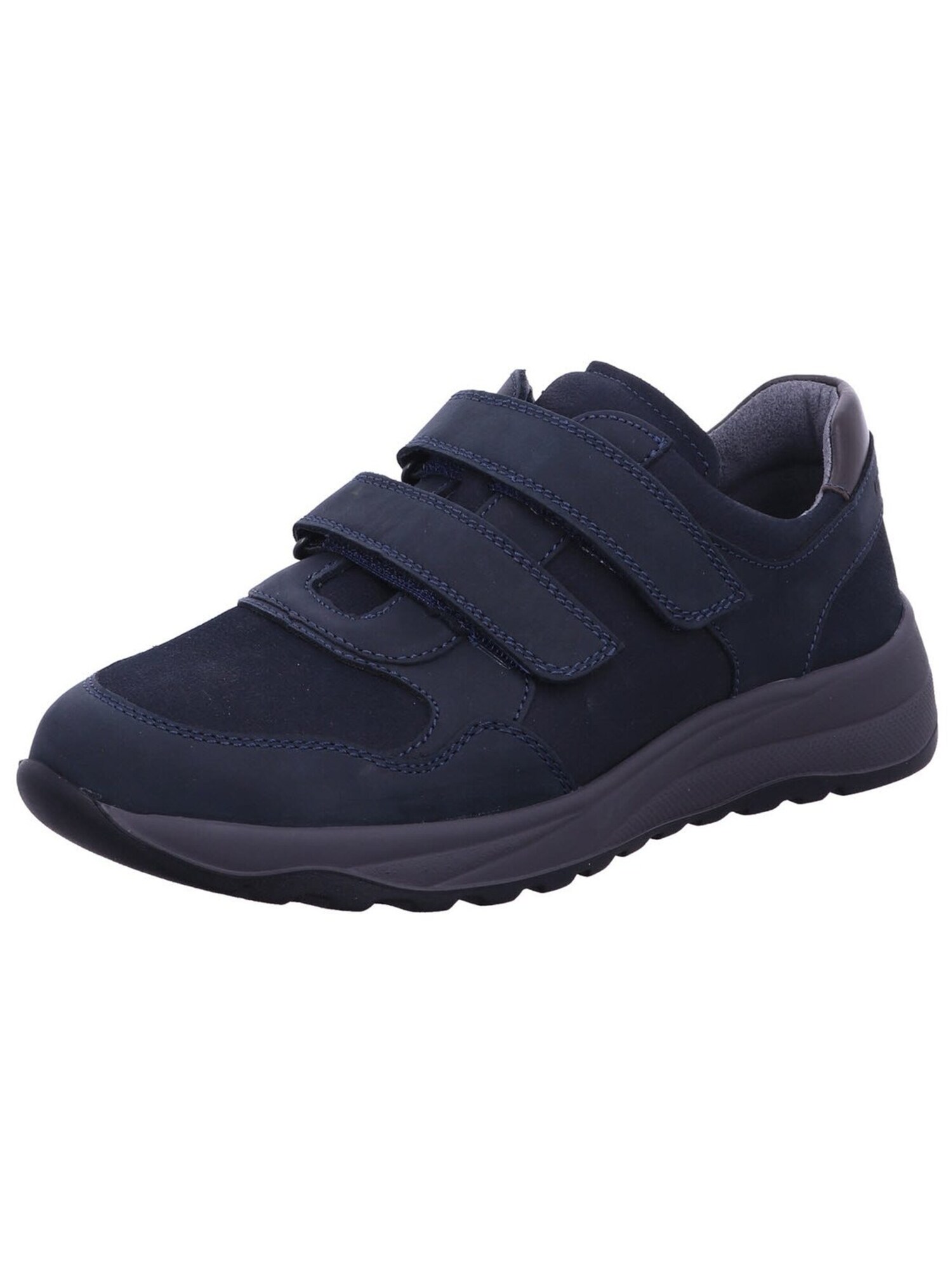WaldlÄUfer Hausschuh Komfort Slipper Herren 662301-304 194 Echtleder In Blau