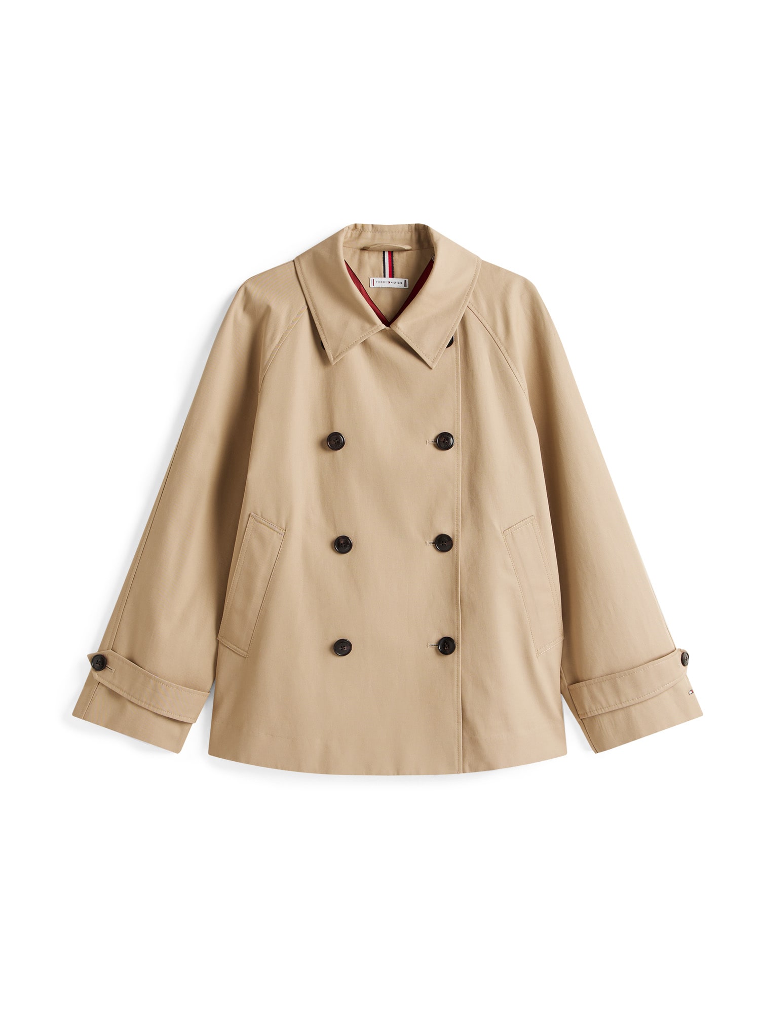 TOMMY HILFIGER Palton de primăvară-toamnă  bej