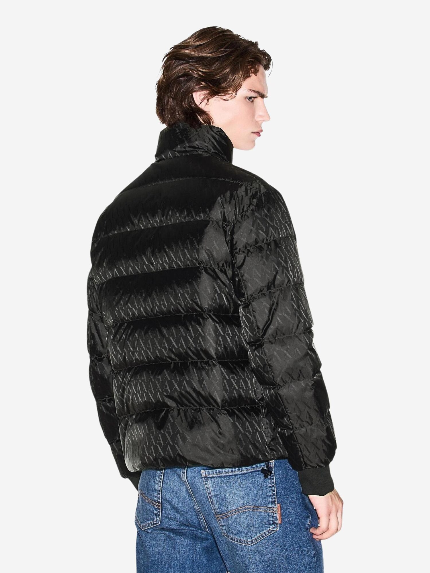 ARMANI EXCHANGE Chaqueta de invierno verde oscuro – imagen 3